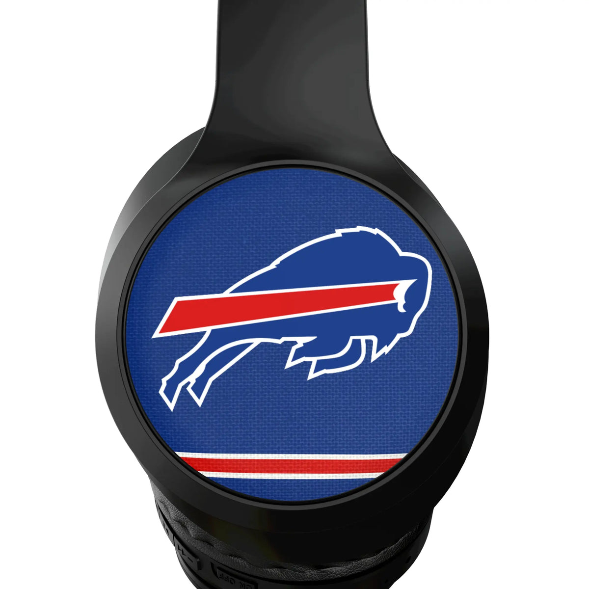 Buffalo Bills Stripe Wireless Over-Ear Headphones With Case - Detail