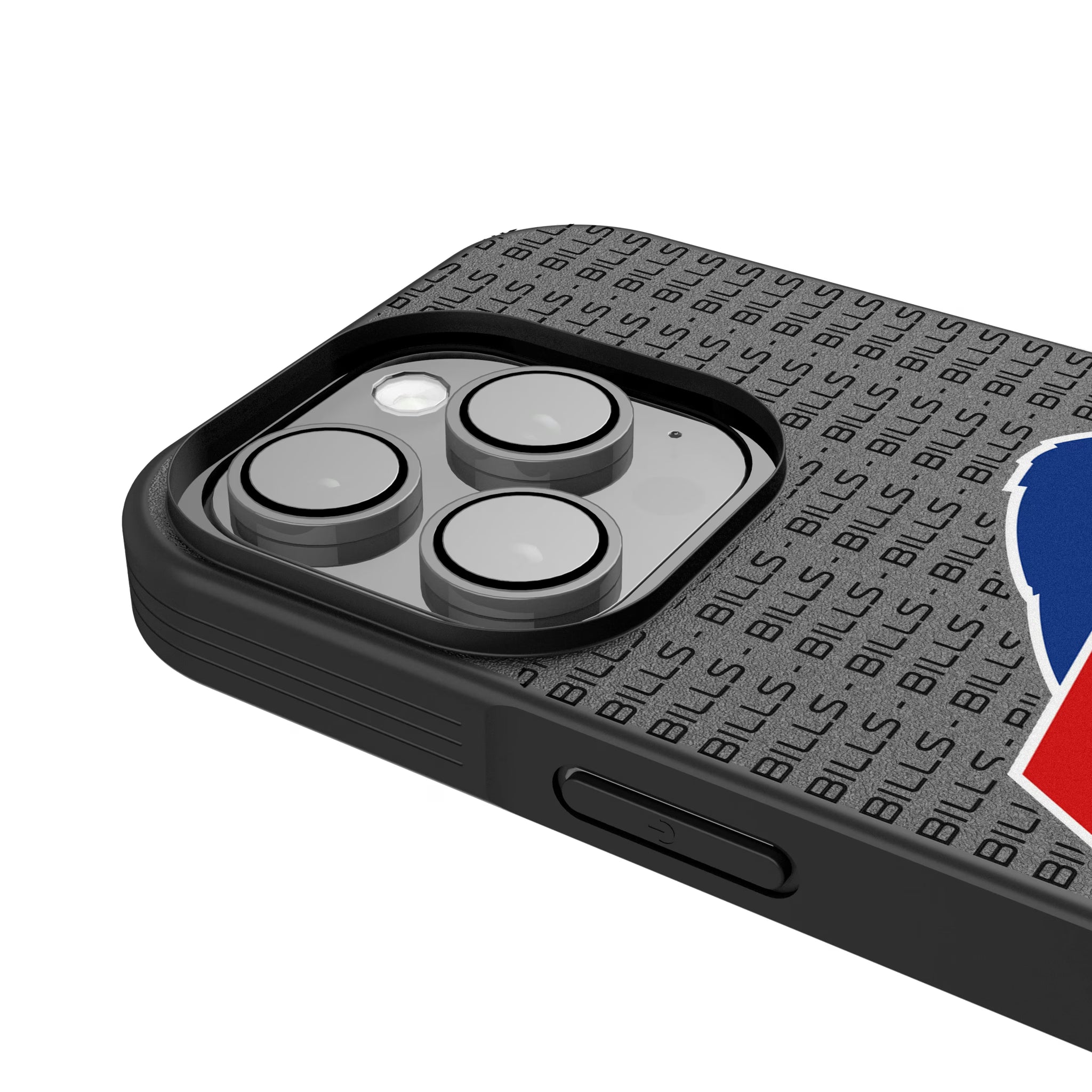 Buffalo Bills Text Backdrop iPhone Bump Phone Case for Apple iPhone - Detail