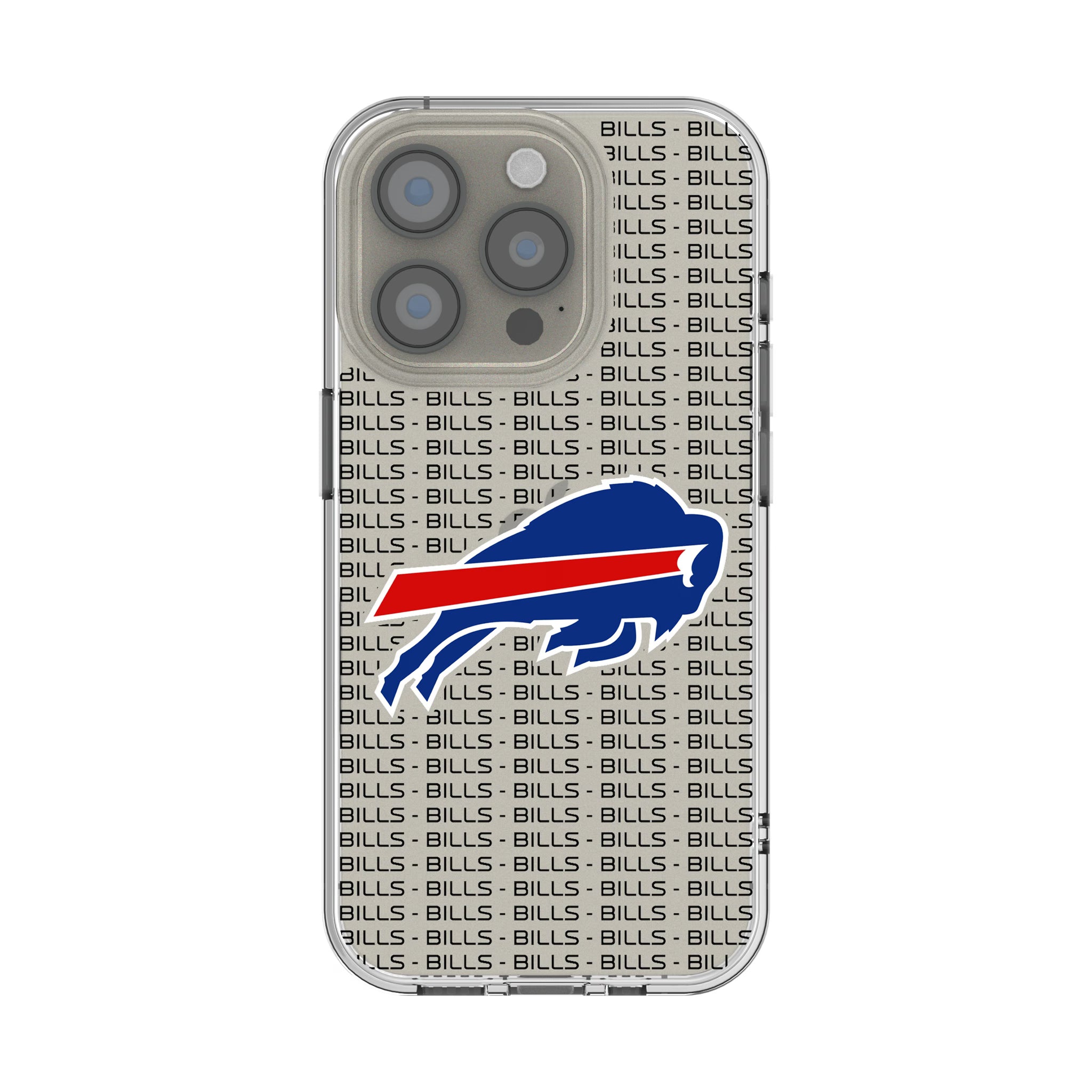 Buffalo Bills Text Backdrop iPhone Clear Phone Case for Apple iPhone