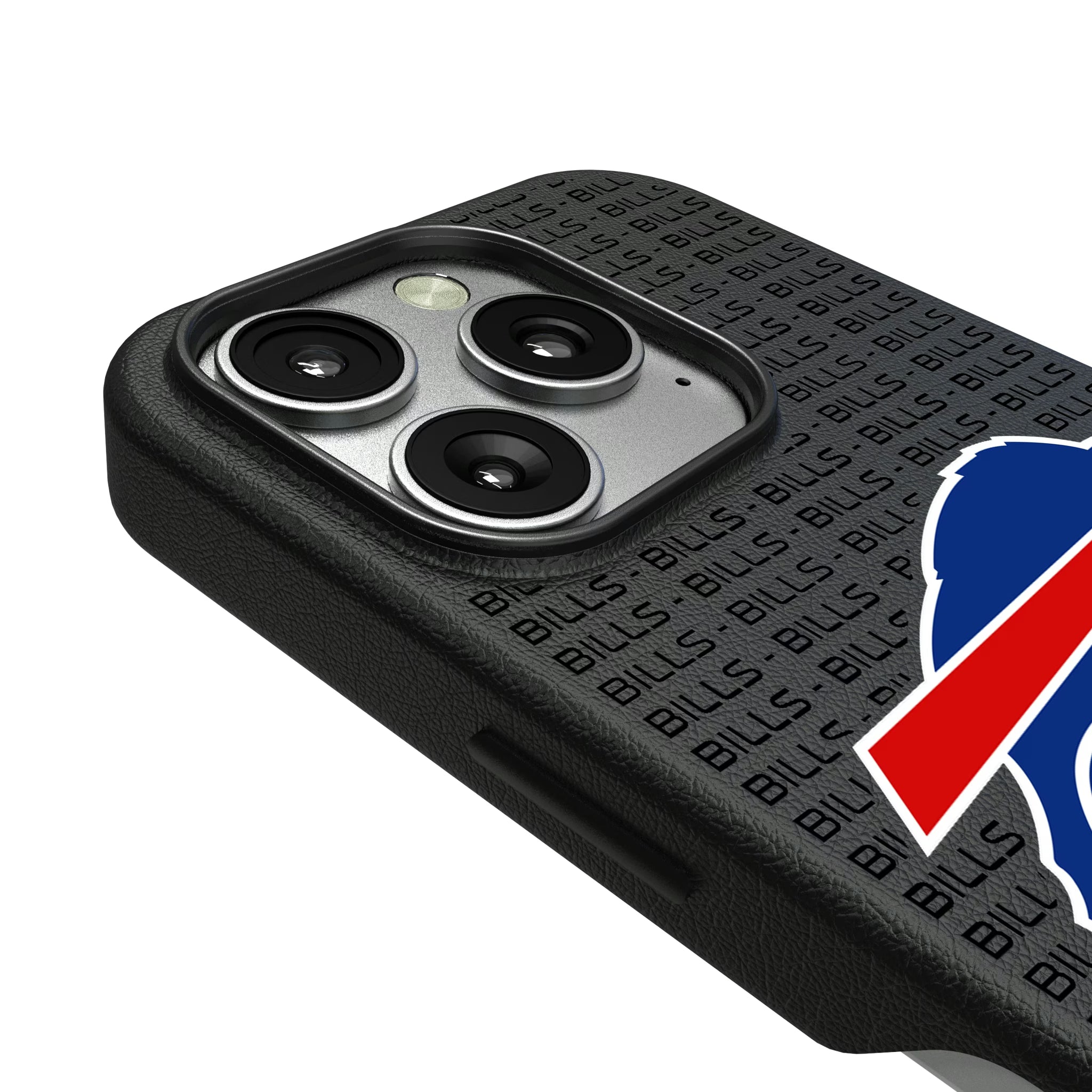 Buffalo Bills Text Backdrop iPhone MagSafe Compatible Phone Case for Apple iPhone - Detail