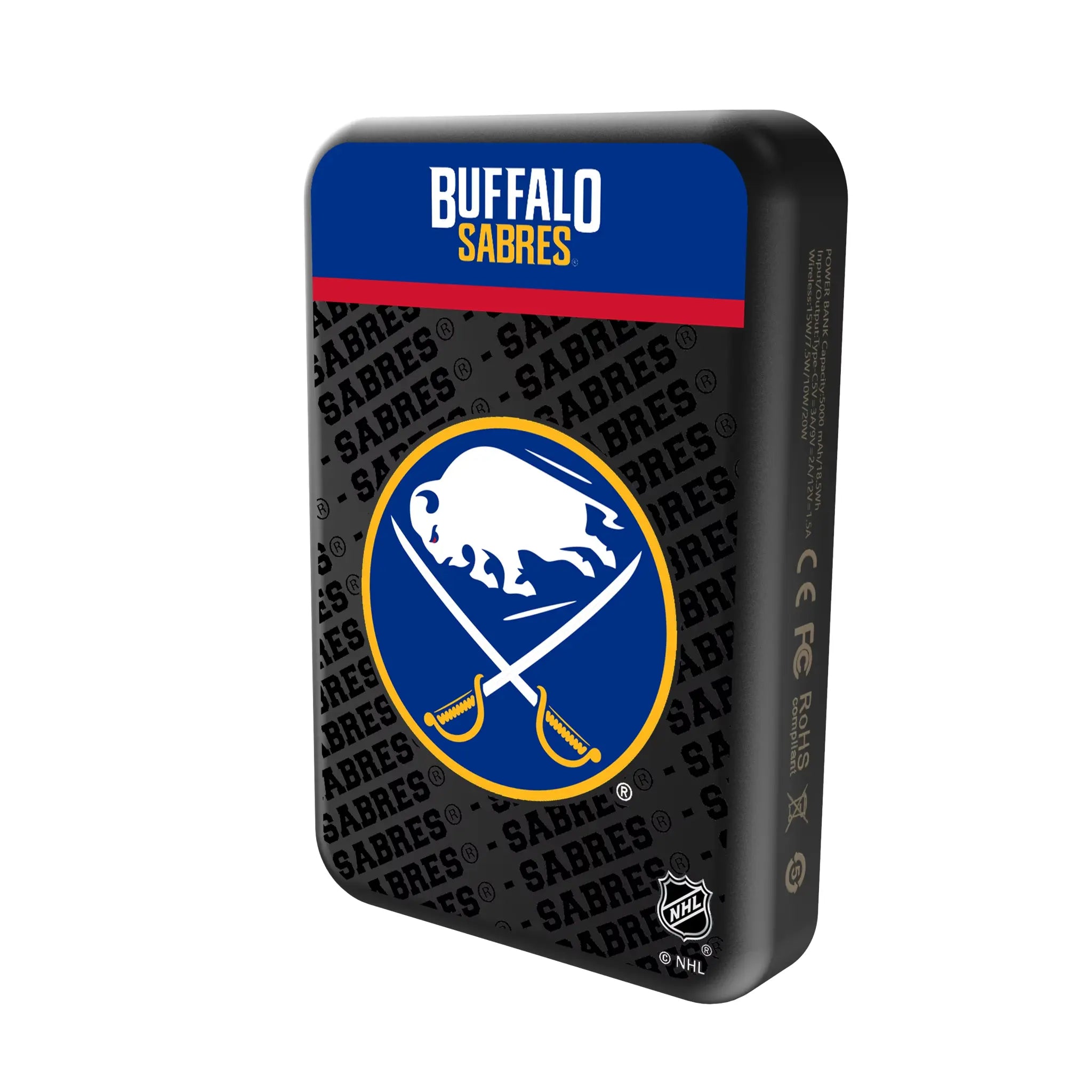 Buffalo Sabres Endzone Plus Wireless Mag Power Bank