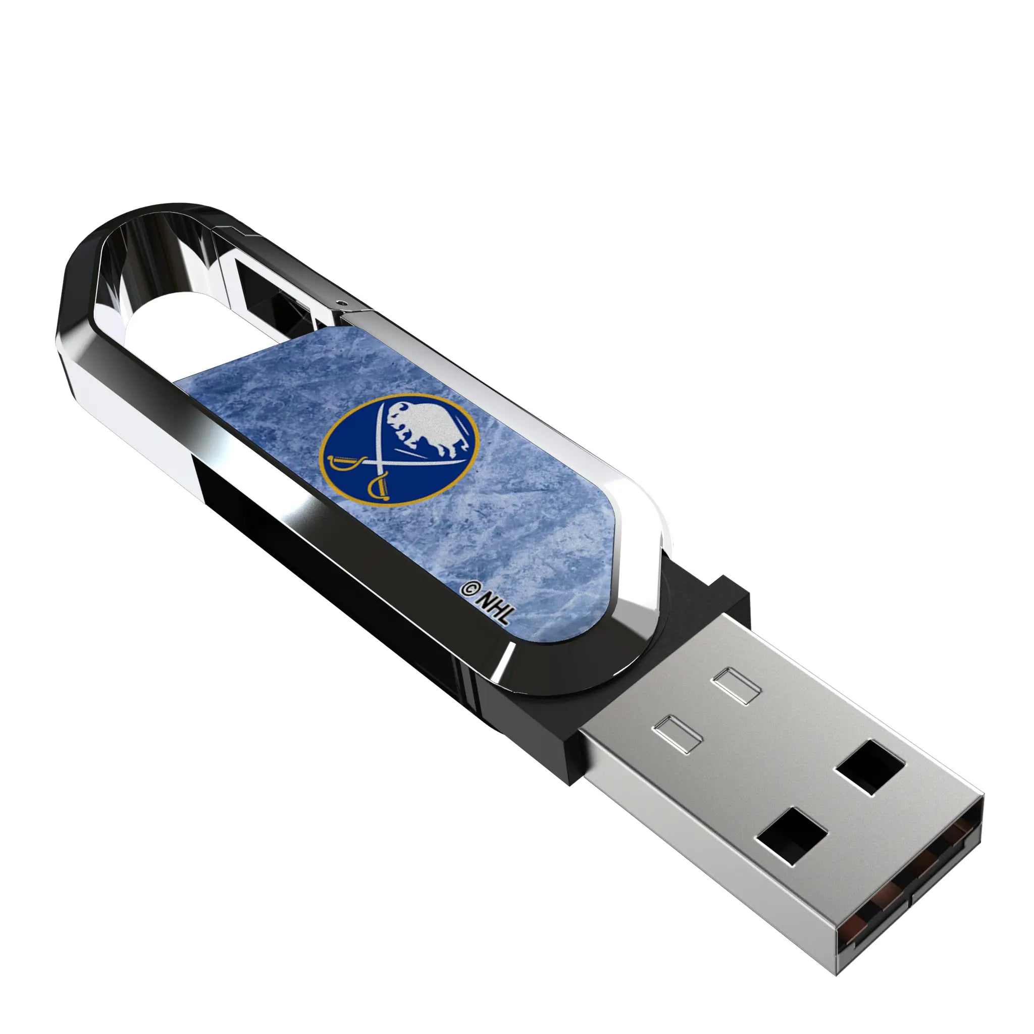 Buffalo Sabres Ice Flood USB 64GB Clip Style Flash Drive
