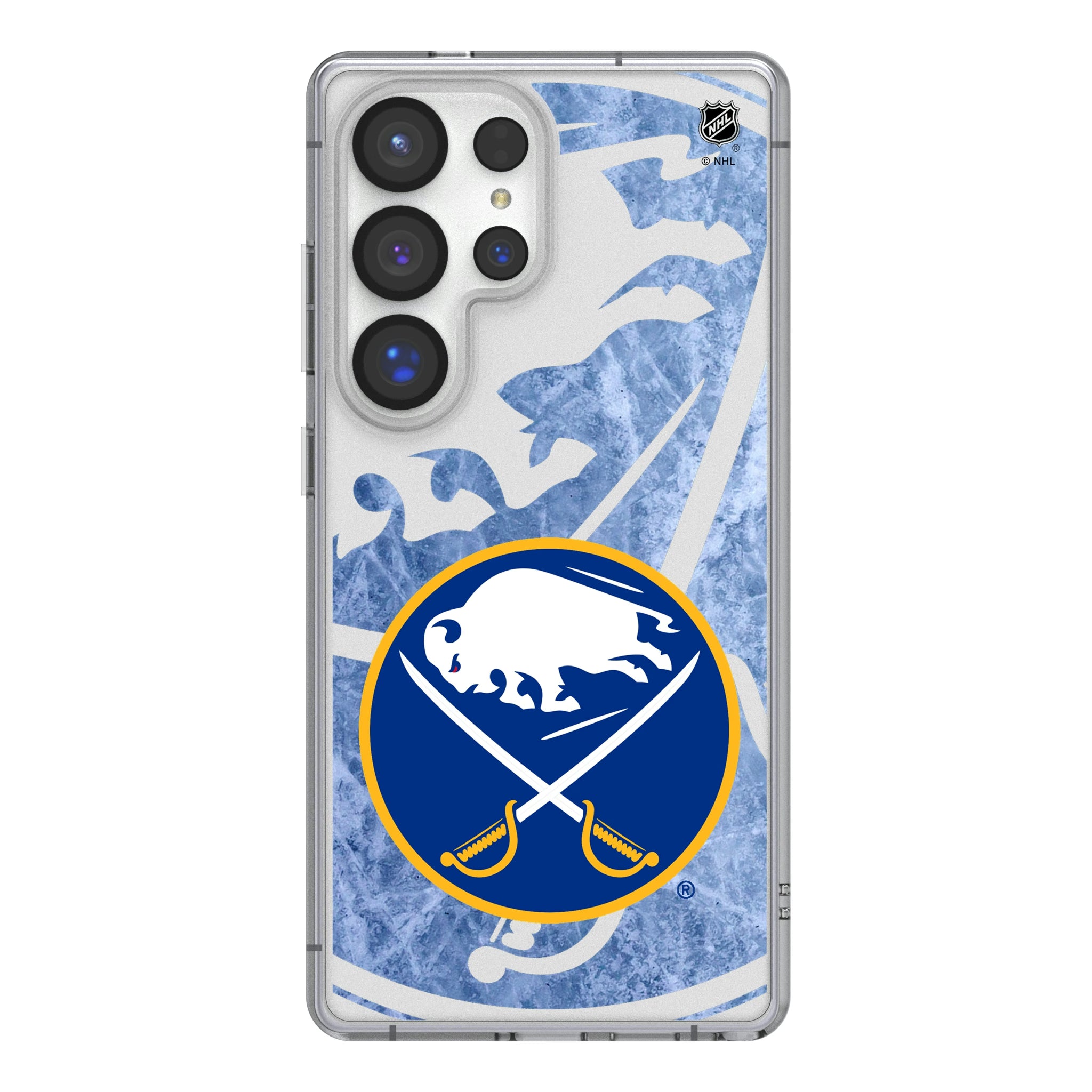 Buffalo Sabres Ice Tilt Galaxy Clear Phone Case for Samsung Galaxy