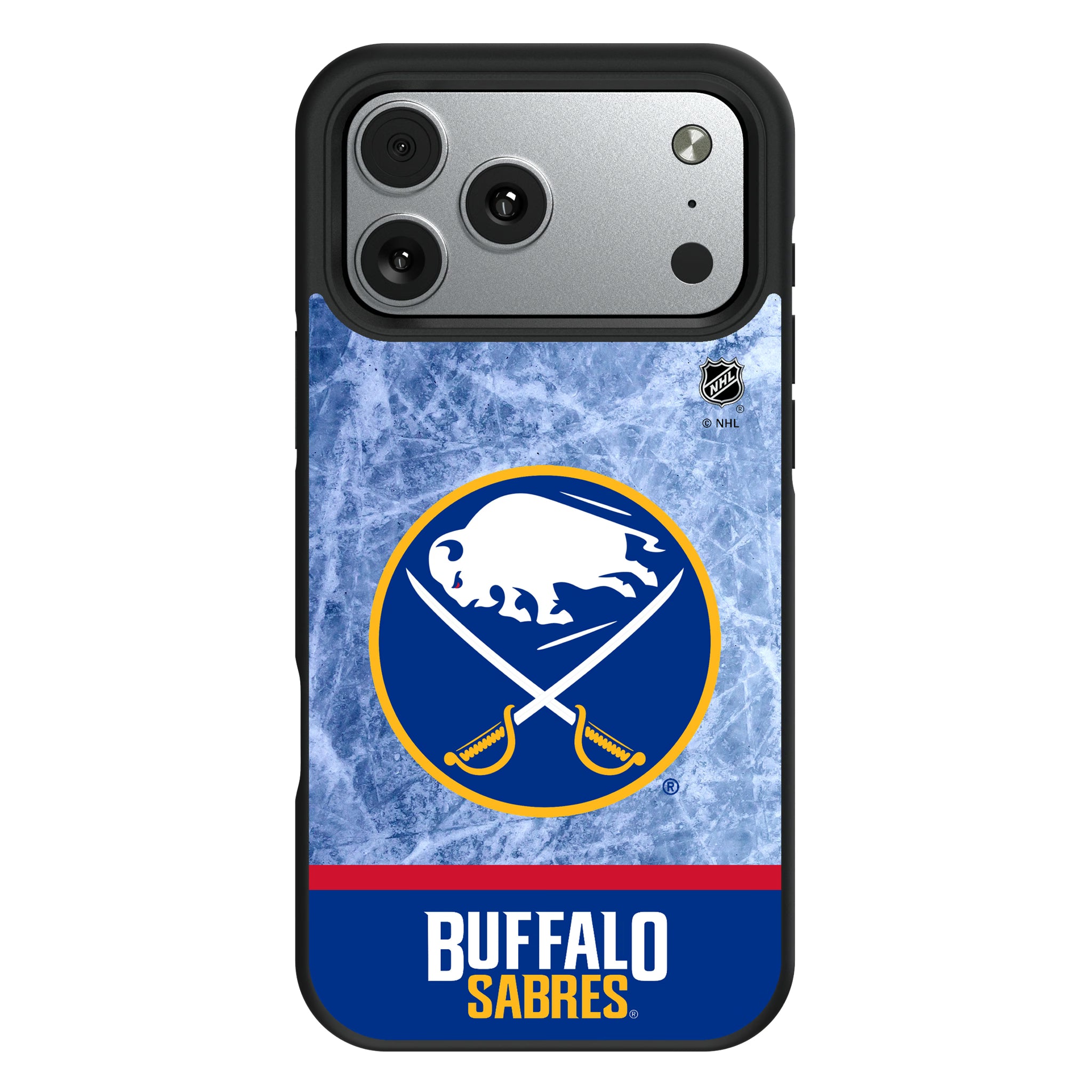 Buffalo Sabres Ice Wordmark iPhone Bump Phone Case for Apple iPhone#Device_iPhone 17 Pro Max