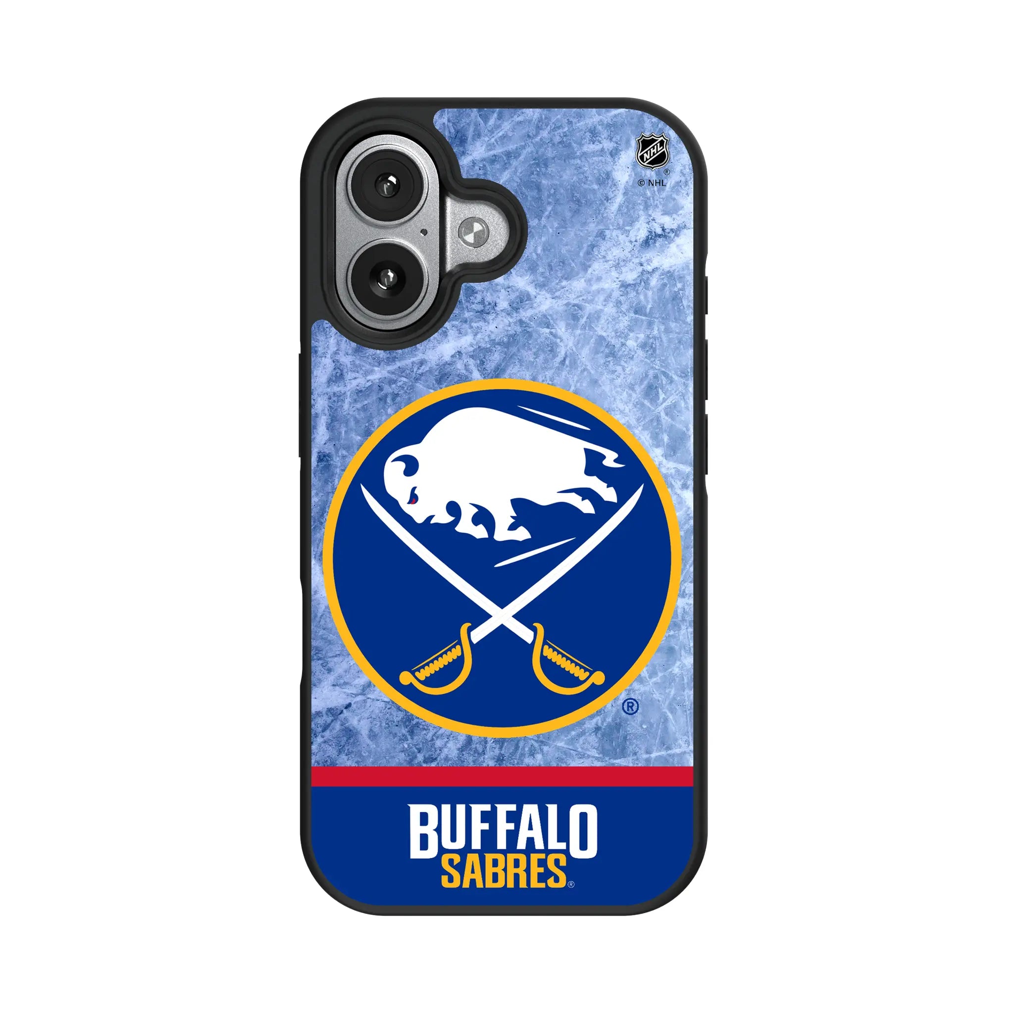 Buffalo Sabres Ice Wordmark iPhone Bump Phone Case for Apple iPhone#Device_iPhone 17