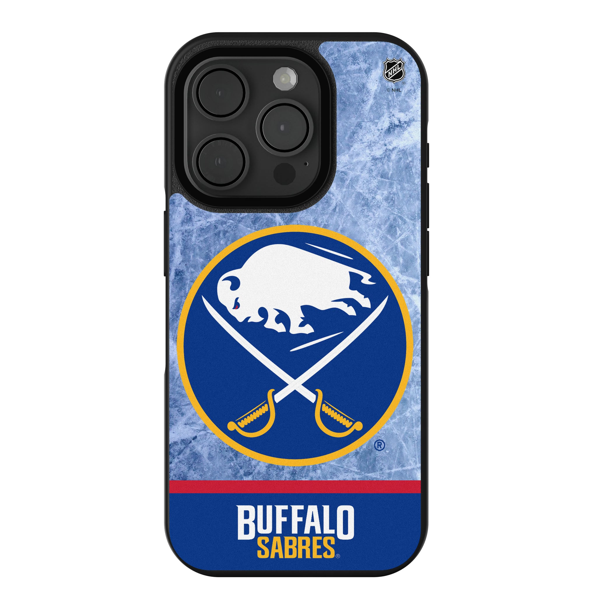 Buffalo Sabres Ice Wordmark iPhone Bump Phone Case for Apple iPhone