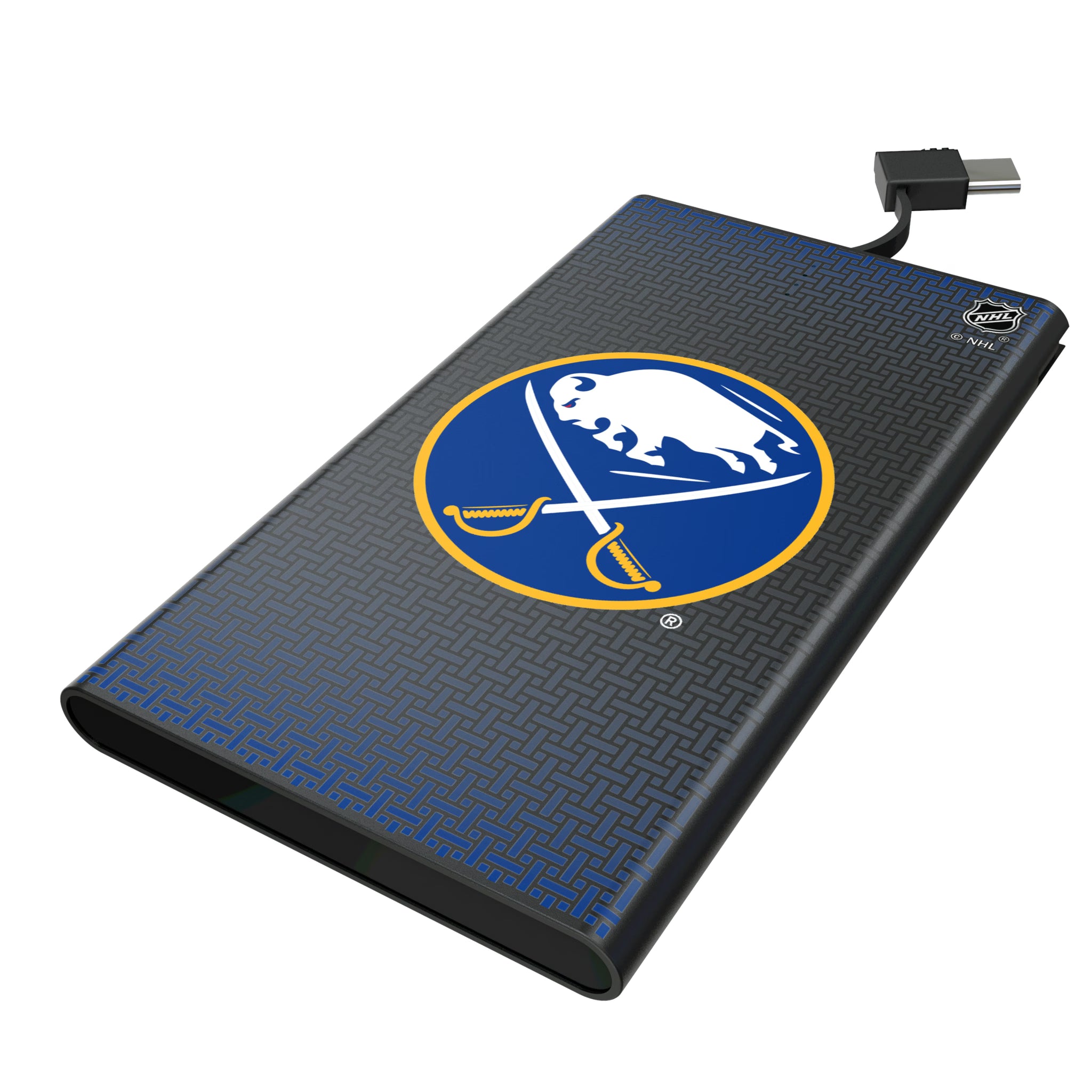 Buffalo Sabres Linen 5000mAh Flat Powerbank