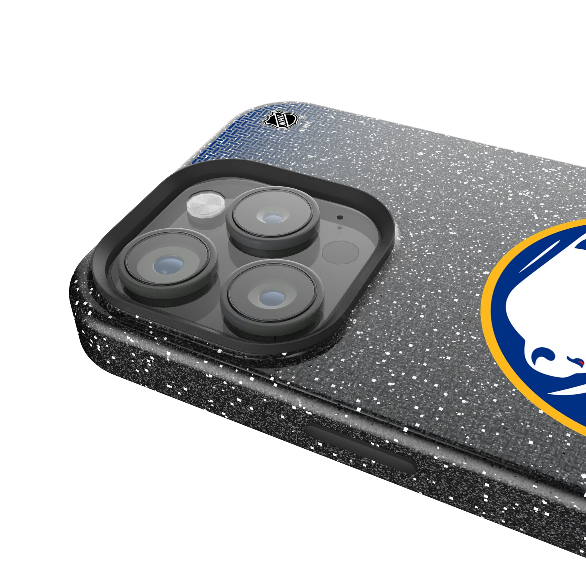 Buffalo Sabres Linen iPhone Bling Phone Case for Apple iPhone - Detail