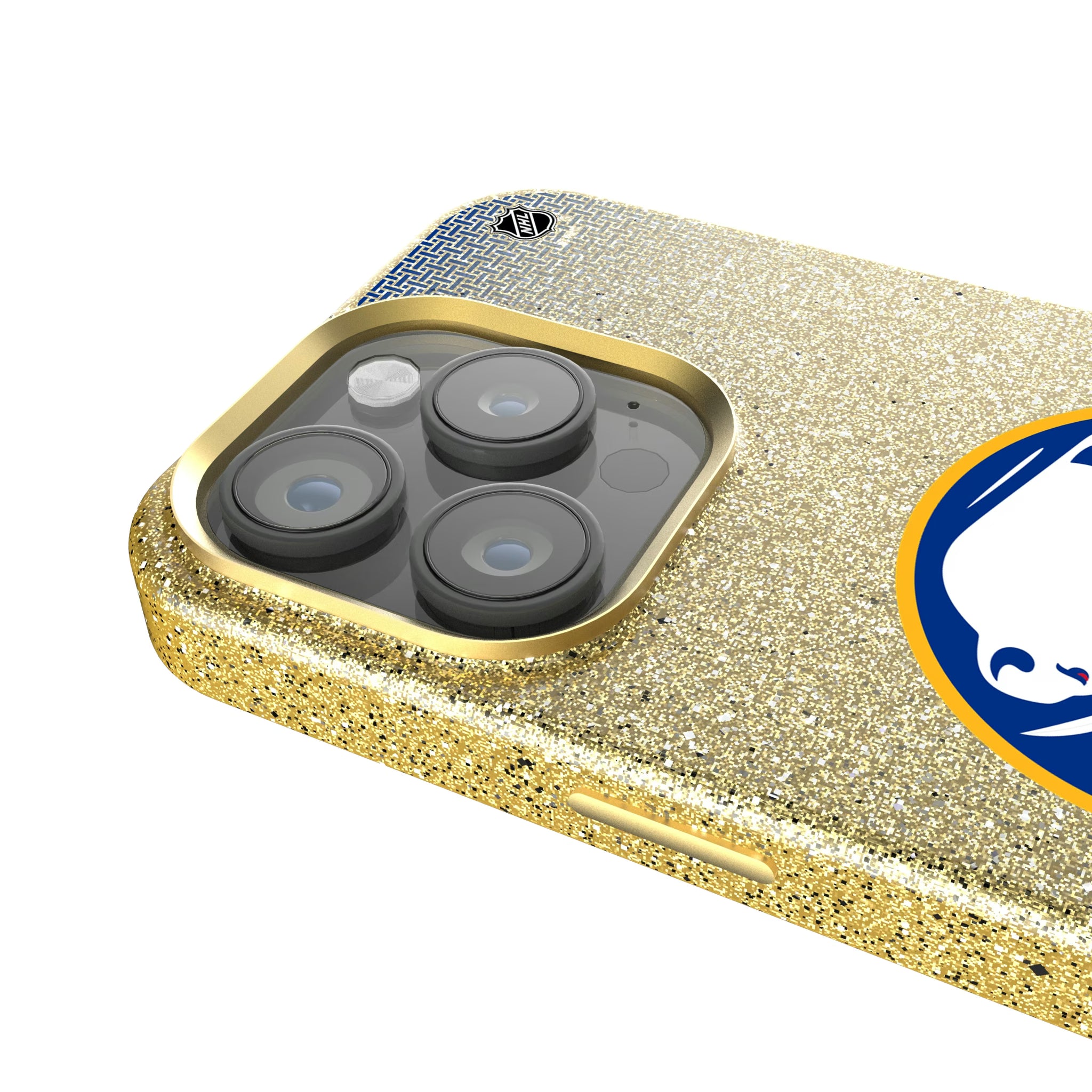 Buffalo Sabres Linen iPhone Bling Phone Case for Apple iPhone - Detail
