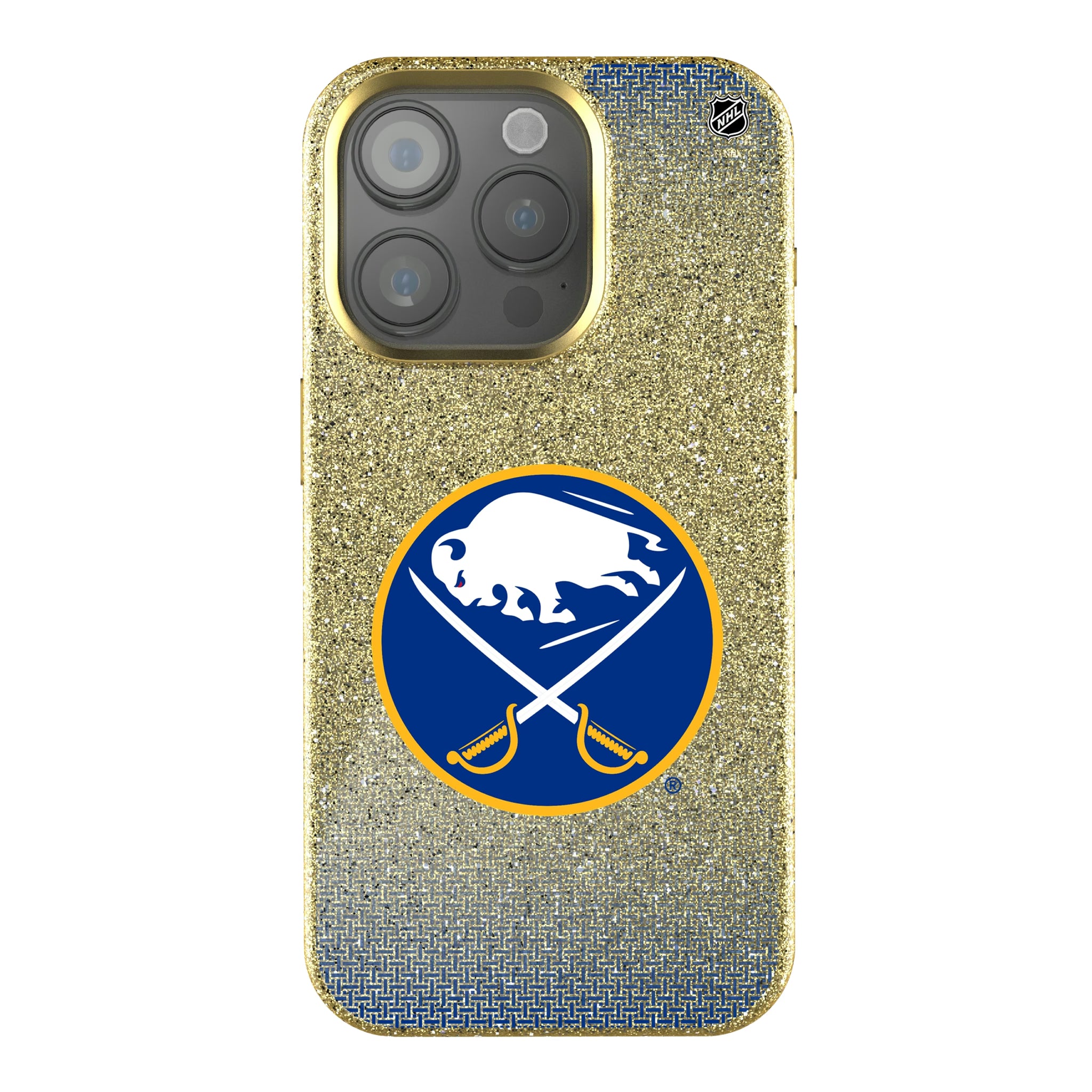 Buffalo Sabres Linen iPhone Bling Phone Case for Apple iPhone