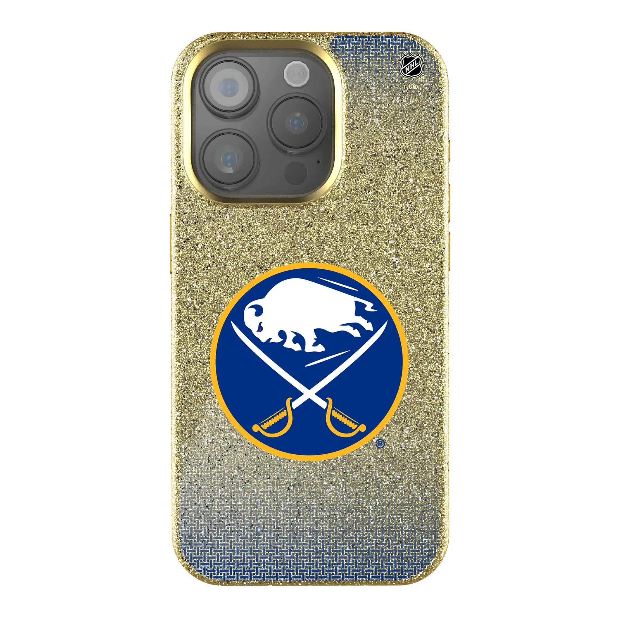 Buffalo Sabres Linen iPhone Bling Phone Case for Apple iPhone