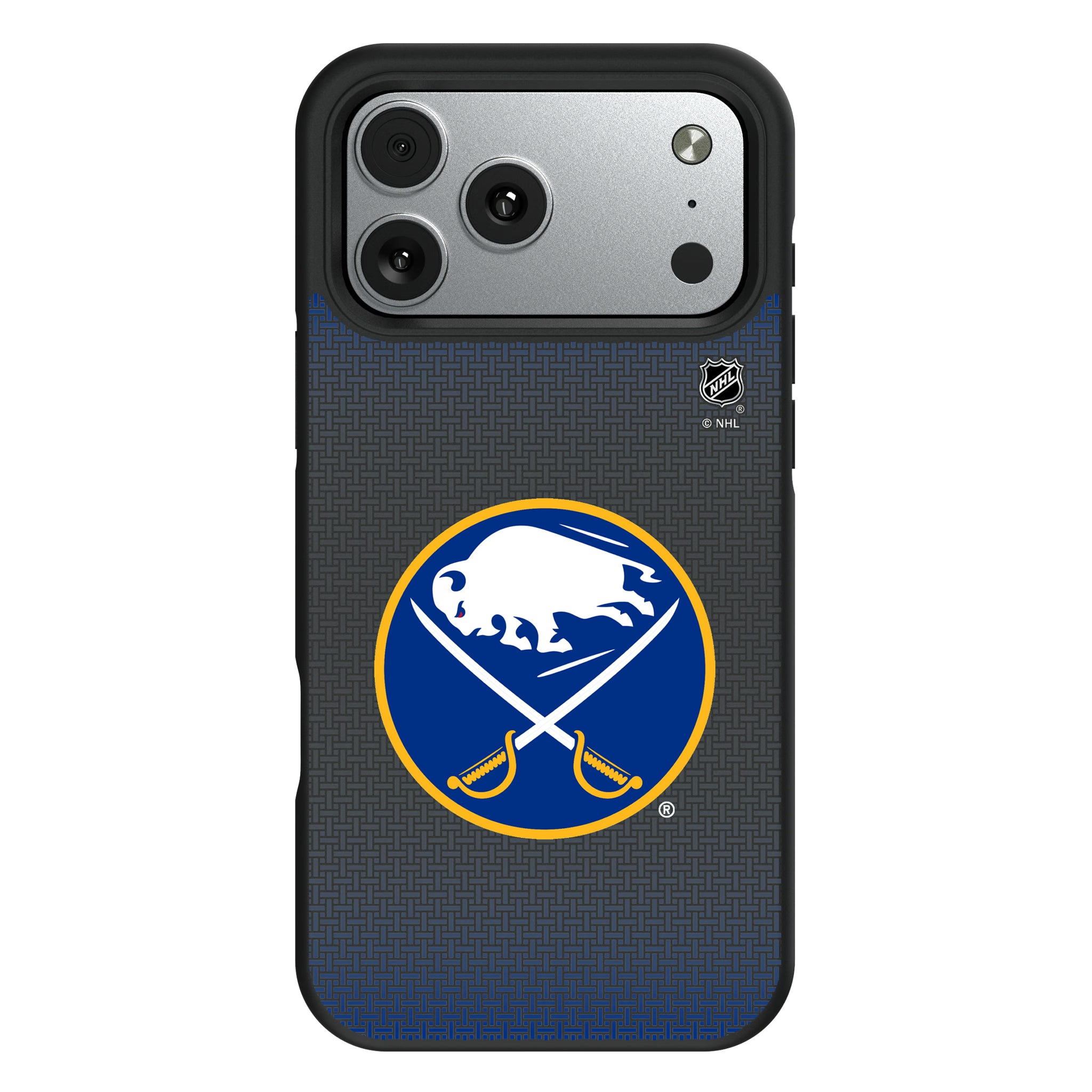 Buffalo Sabres Linen iPhone Bump Phone Case for Apple iPhone#Device_iPhone 17 Pro Max