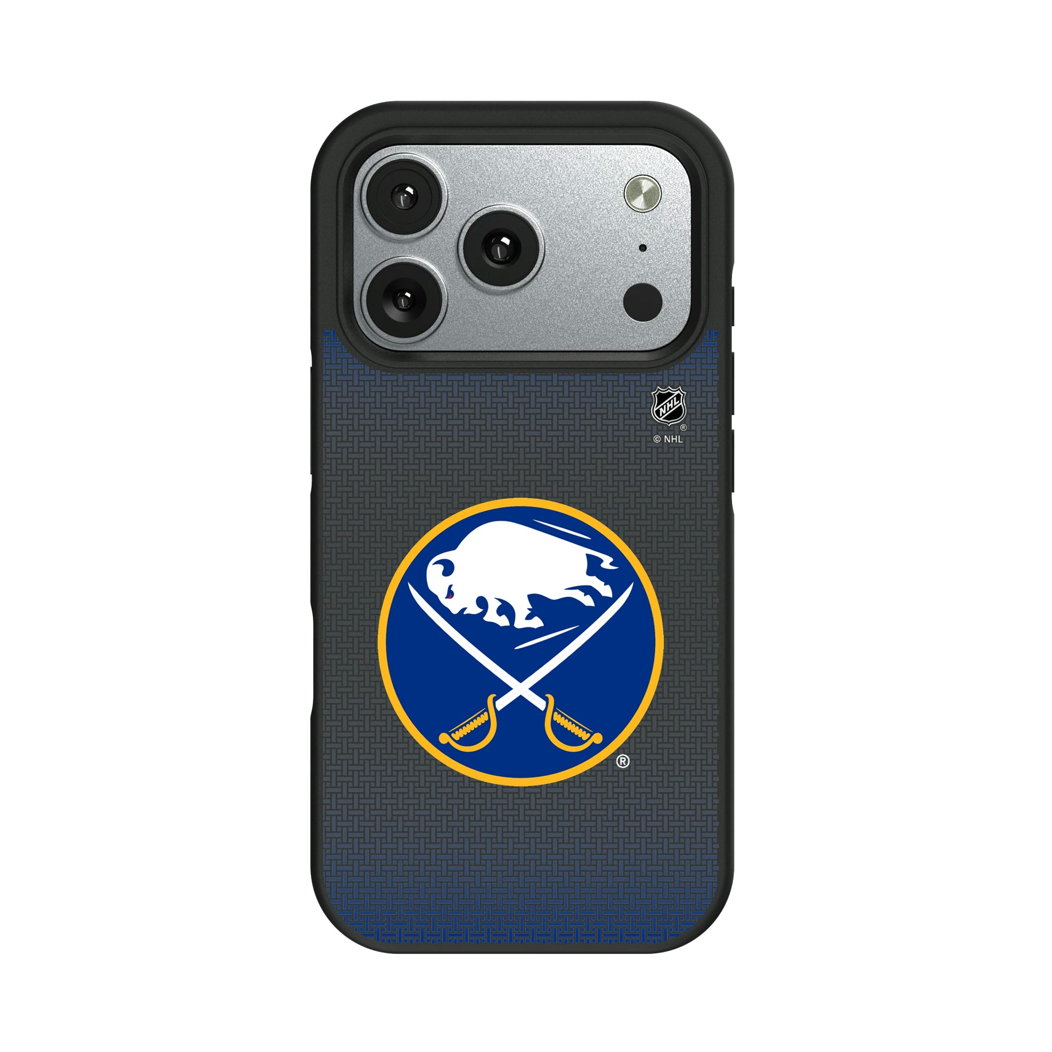 Buffalo Sabres Linen iPhone Bump Phone Case for Apple iPhone#Device_iPhone 17 Pro