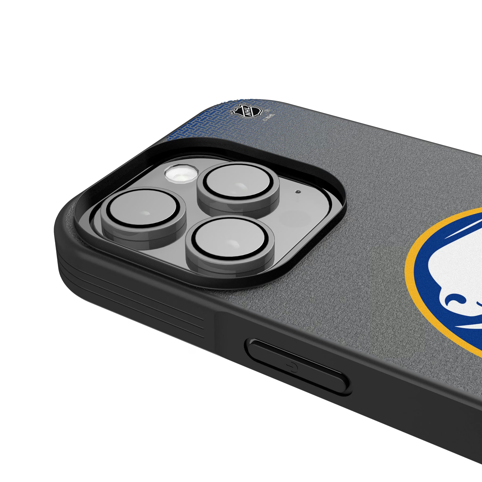 Buffalo Sabres Linen iPhone Bump Phone Case for Apple iPhone - Detail