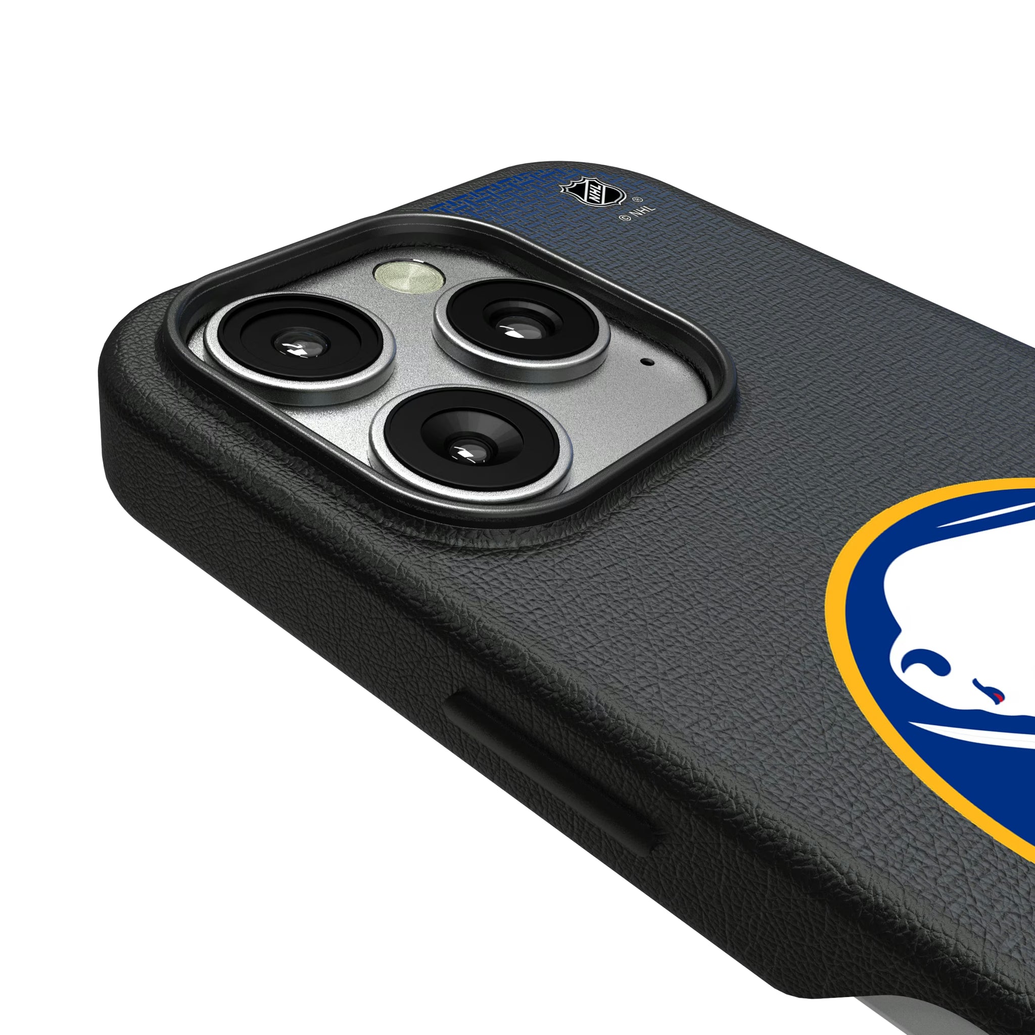 Buffalo Sabres Linen iPhone MagSafe Compatible Phone Case for Apple iPhone - Detail