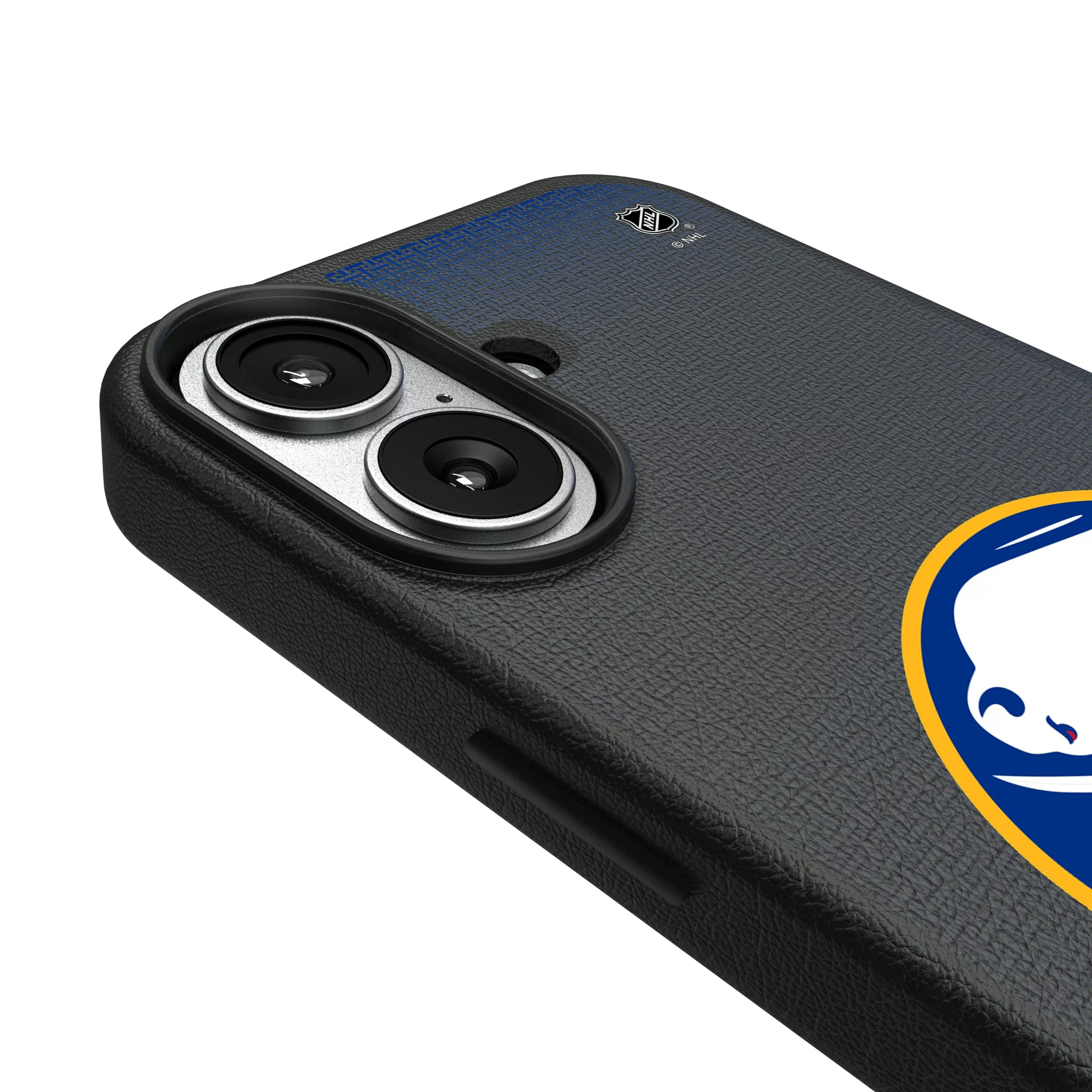Buffalo Sabres Linen iPhone MagSafe Compatible Phone Case for Apple iPhone - Detail#Device_iPhone 17
