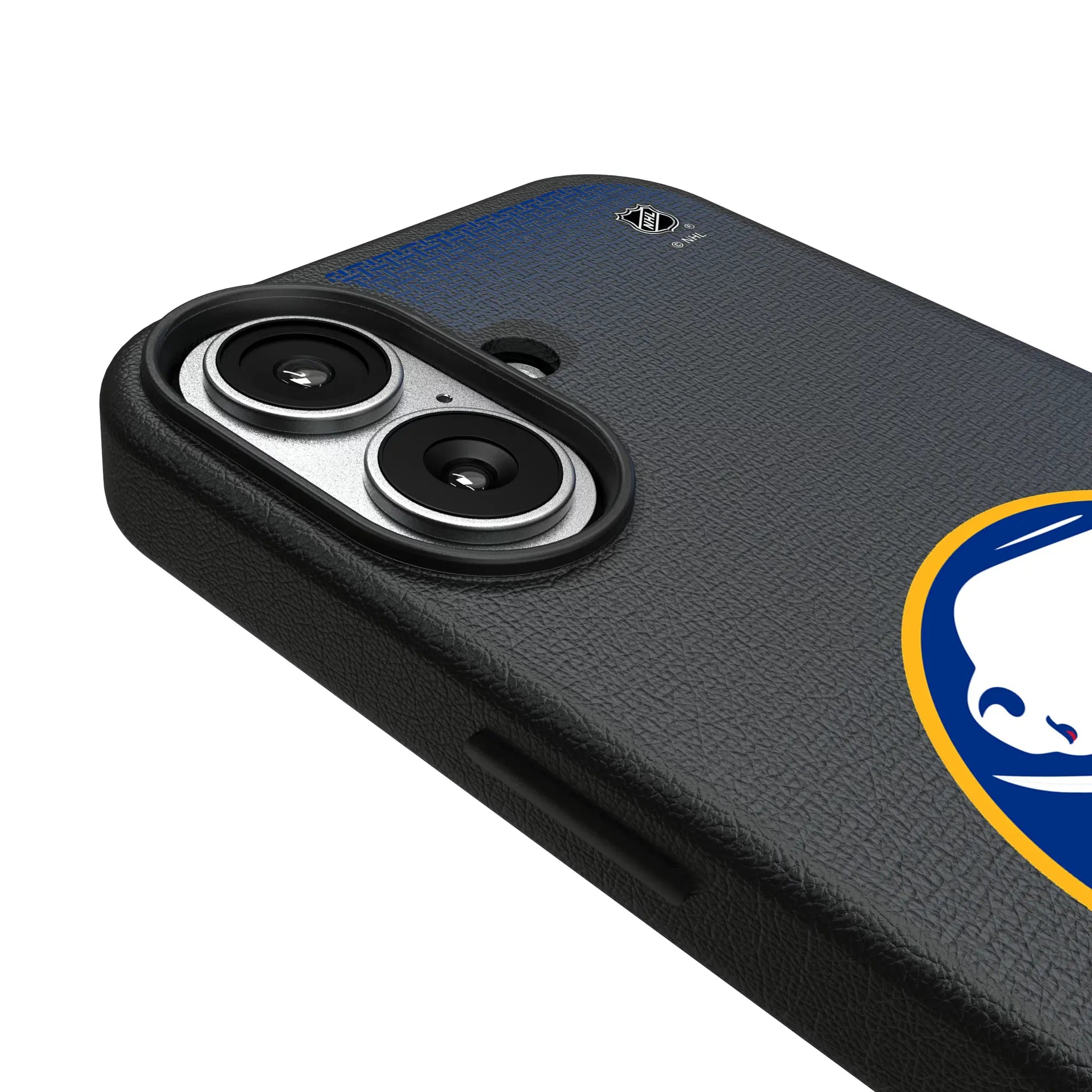 Buffalo Sabres Linen iPhone MagSafe Compatible Phone Case for Apple iPhone - Detail#Device_iPhone 17