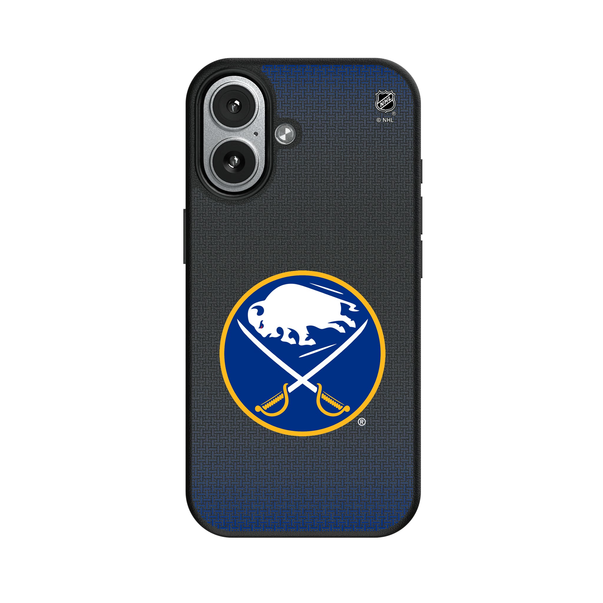 Buffalo Sabres Linen iPhone MagSafe Compatible Phone Case for Apple iPhone#Device_iPhone 17