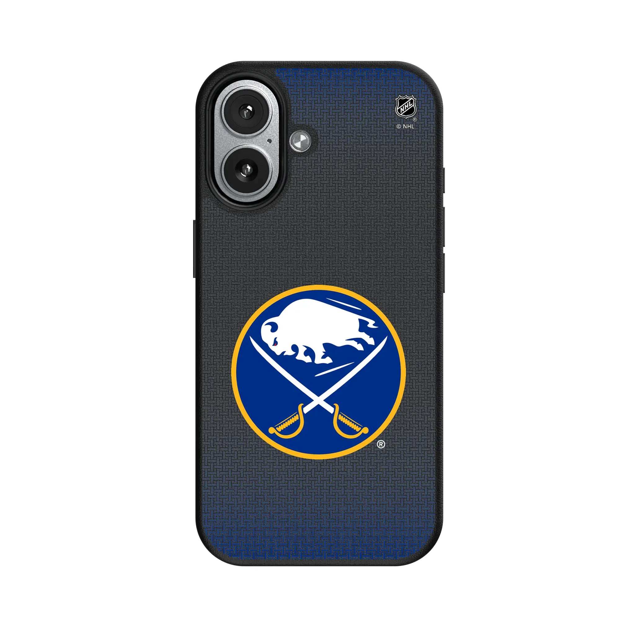 Buffalo Sabres Linen iPhone MagSafe Compatible Phone Case for Apple iPhone#Device_iPhone 17