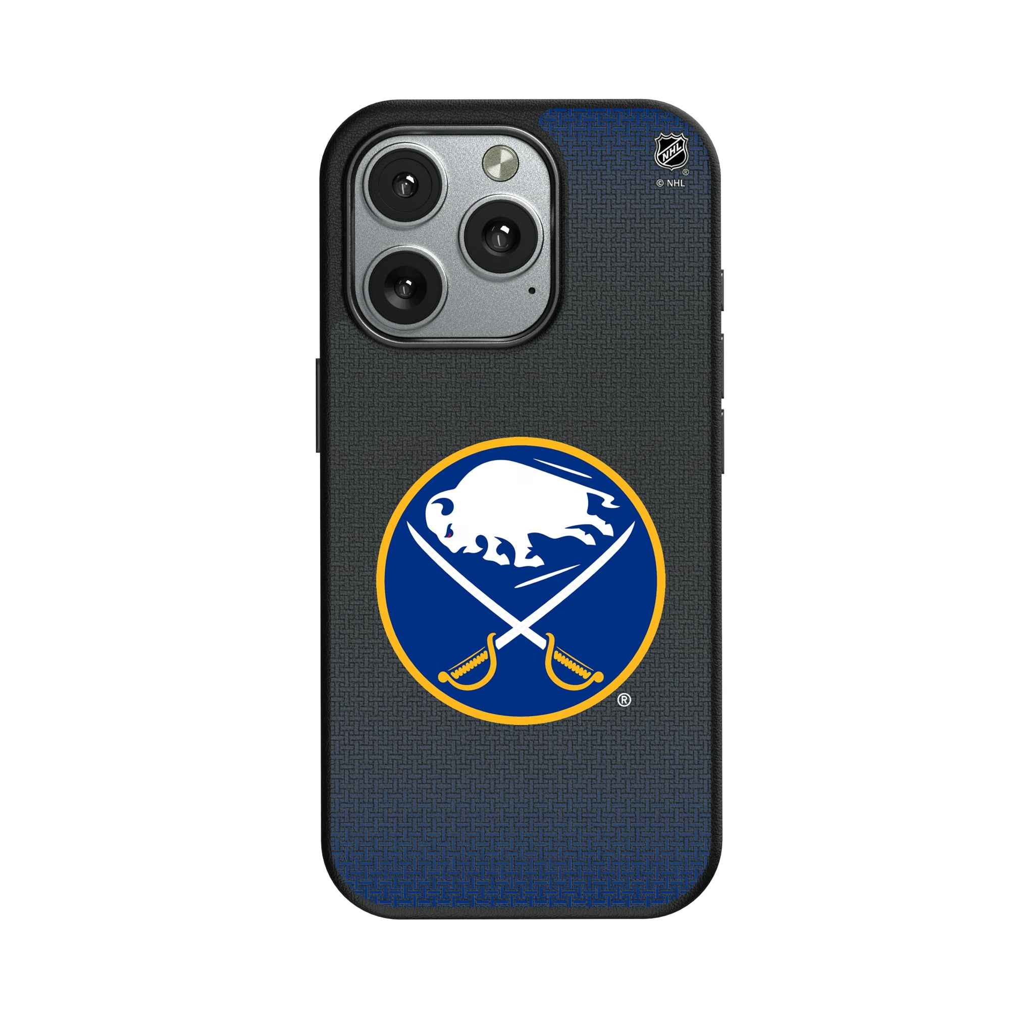 Buffalo Sabres Linen iPhone MagSafe Compatible Phone Case for Apple iPhone