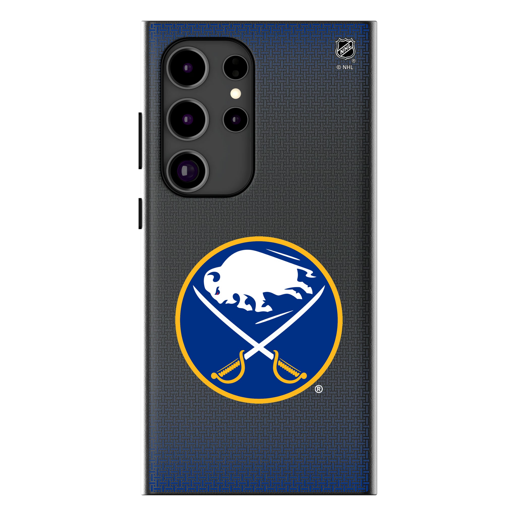 Buffalo Sabres Linen Galaxy MagSafe Compatible Phone Case for Samsung Galaxy