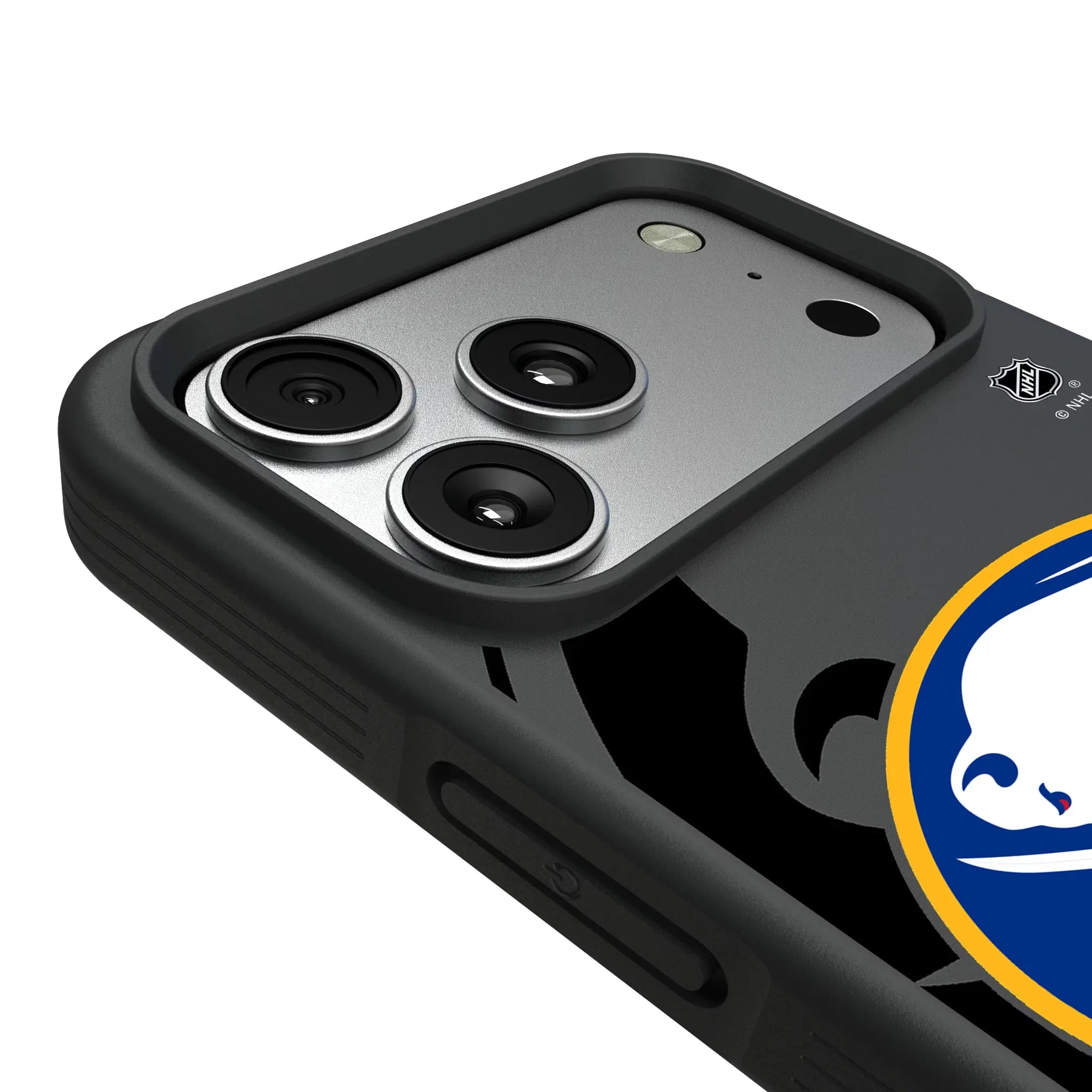 Buffalo Sabres Monocolor Tilt iPhone Bump Phone Case for Apple iPhone - Detail#Device_iPhone 17 Pro Max