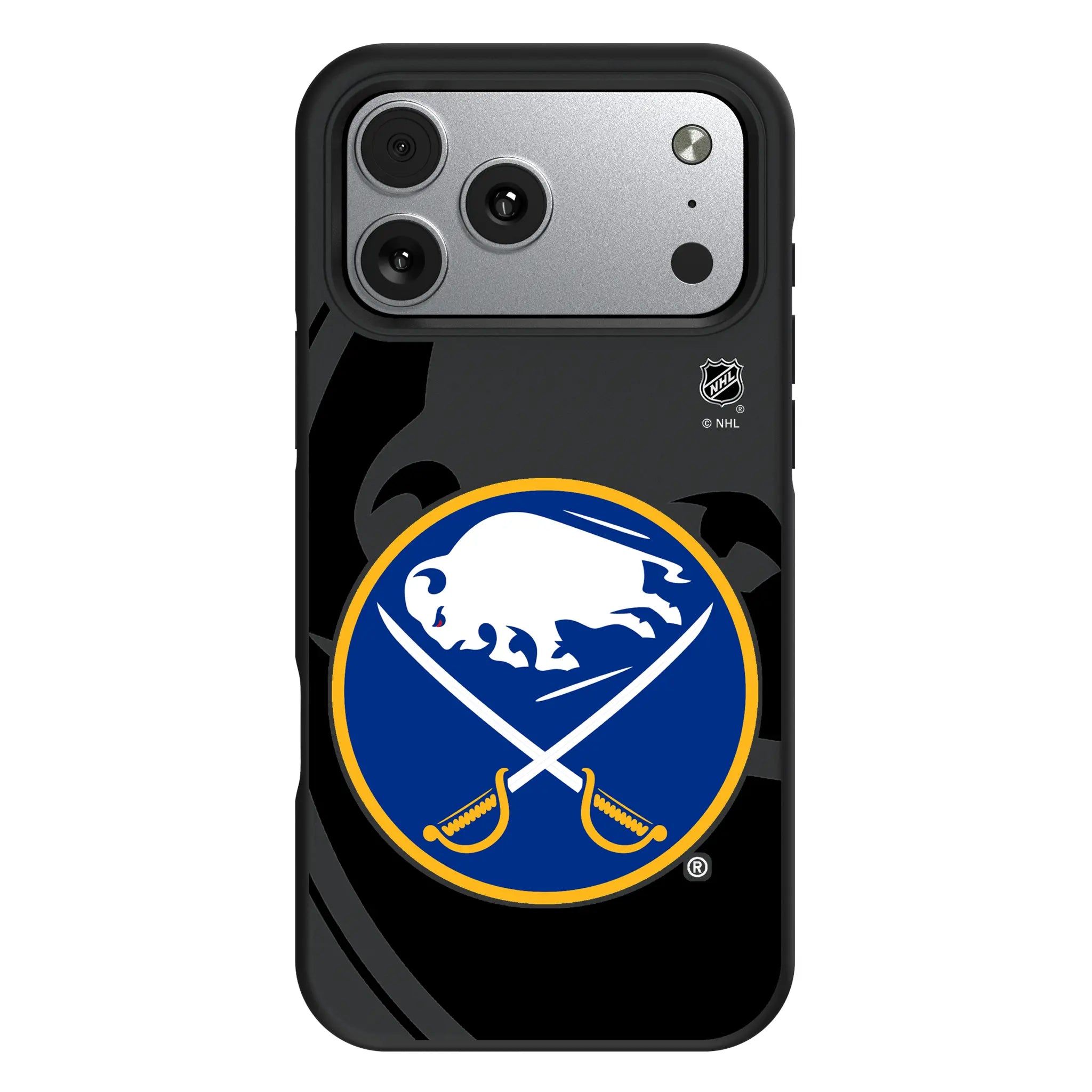 Buffalo Sabres Monocolor Tilt iPhone Bump Phone Case for Apple iPhone#Device_iPhone 17 Pro Max