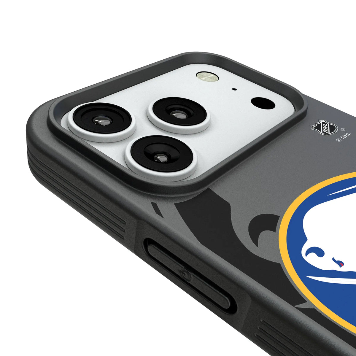 Buffalo Sabres Monocolor Tilt iPhone Bump Phone Case for Apple iPhone - Detail#Device_iPhone 18 Pro