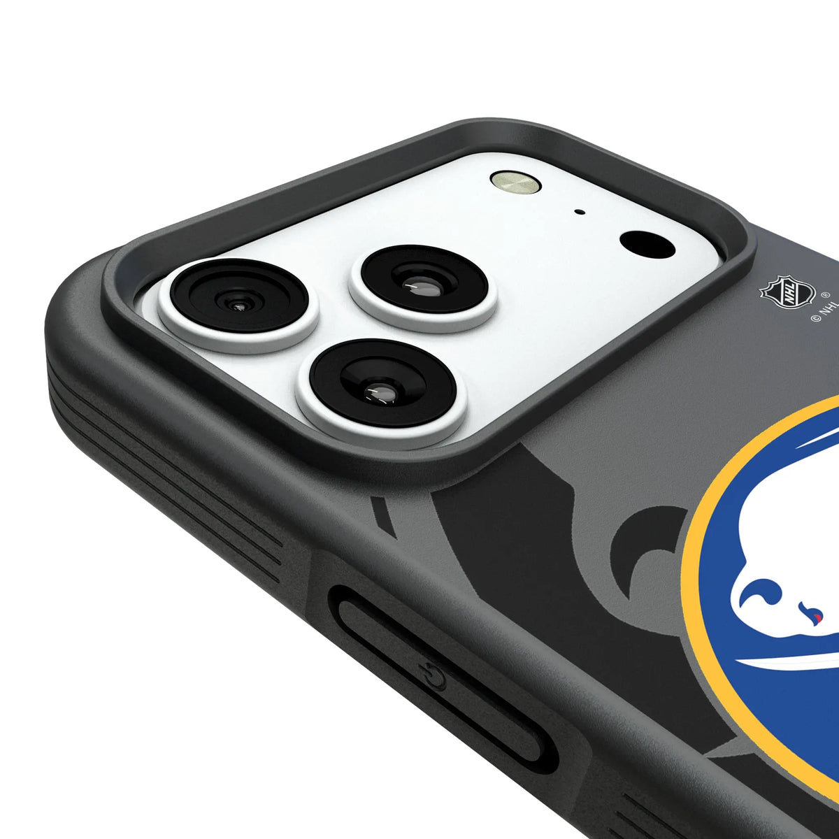 Buffalo Sabres Monocolor Tilt iPhone Bump Phone Case for Apple iPhone - Detail#Device_iPhone 18 Pro Max