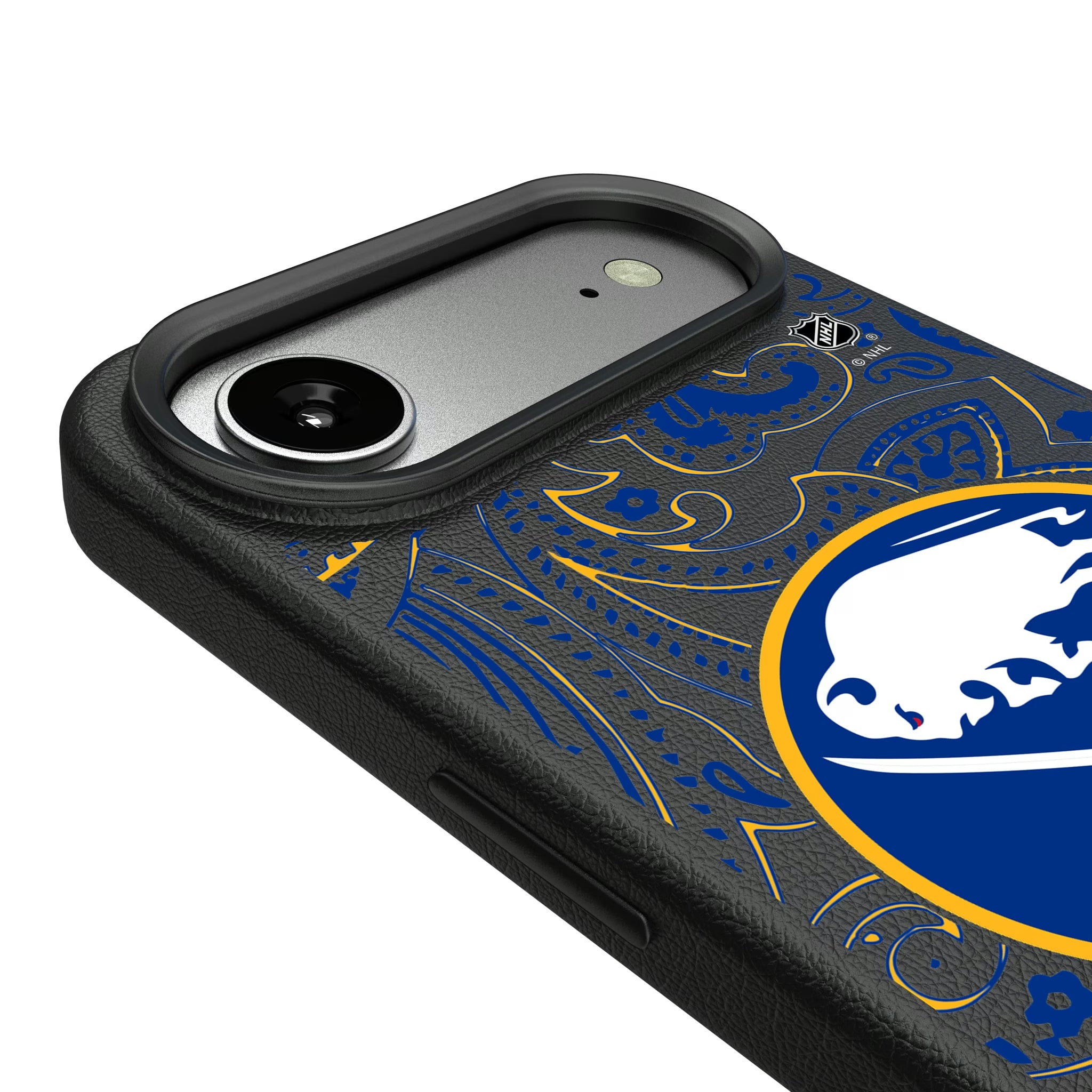 Buffalo Sabres Paisley iPhone MagSafe Compatible Phone Case for Apple iPhone - Detail#Device_iPhone Air