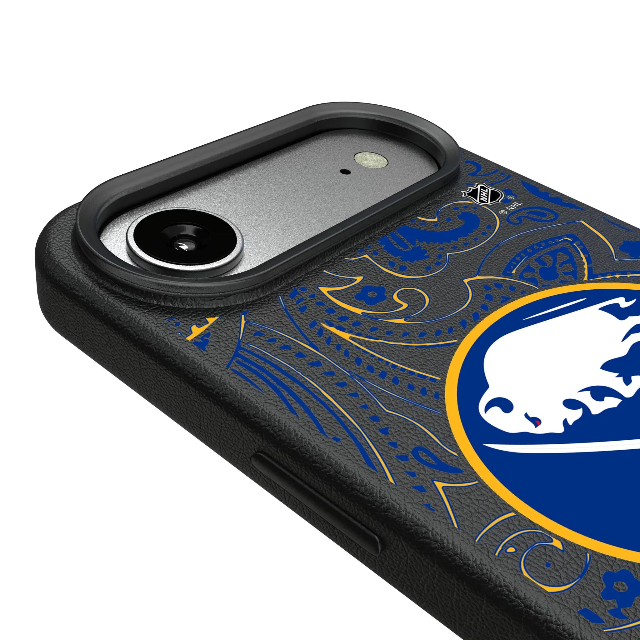 Buffalo Sabres Paisley iPhone MagSafe Compatible Phone Case for Apple iPhone - Detail#Device_iPhone Air