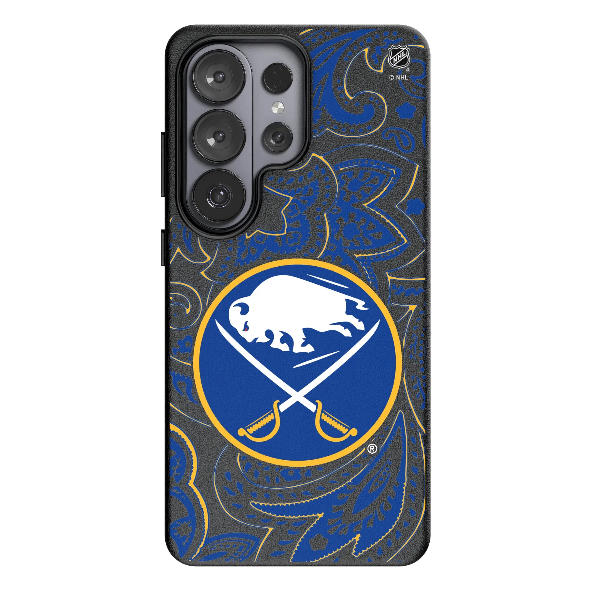 Buffalo Sabres Paisley Galaxy MagSafe Compatible Phone Case for Samsung Galaxy#Device_Galaxy S26 Ultra