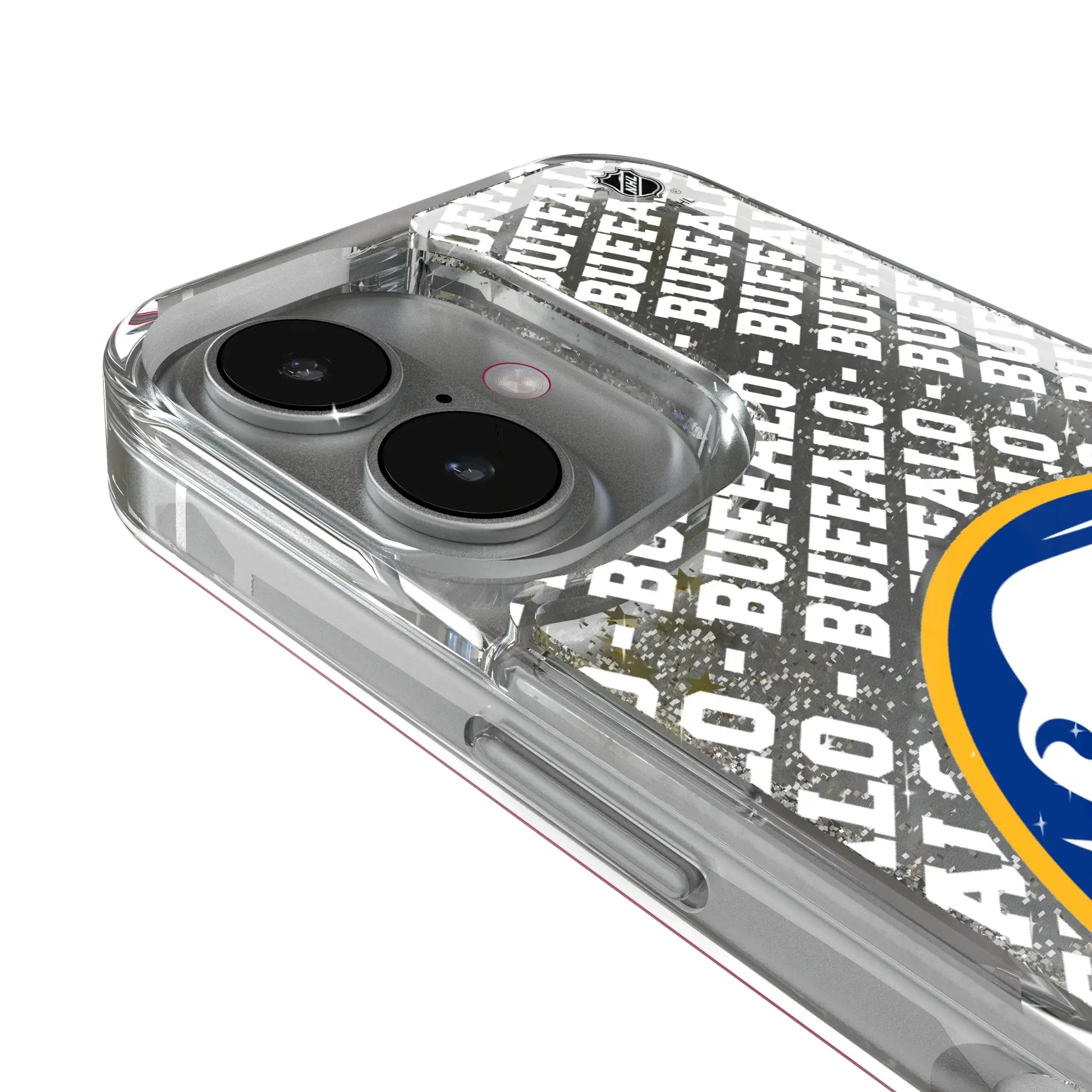Buffalo Sabres Personalized EndZone Plus iPhone Glitter Phone Case for Apple iPhone - Detail