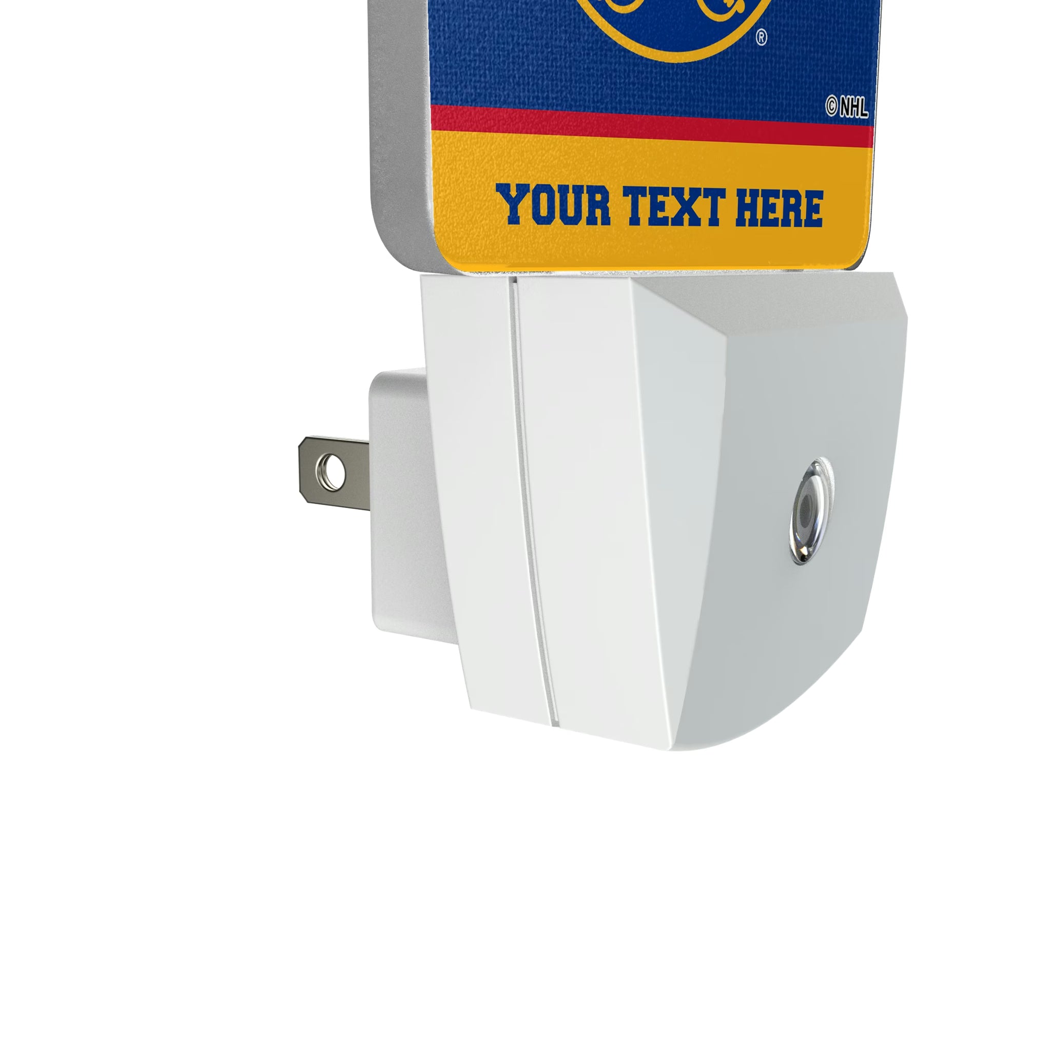 Buffalo Sabres Personalized Endzone Solid Night Light 2-Pack - Detail