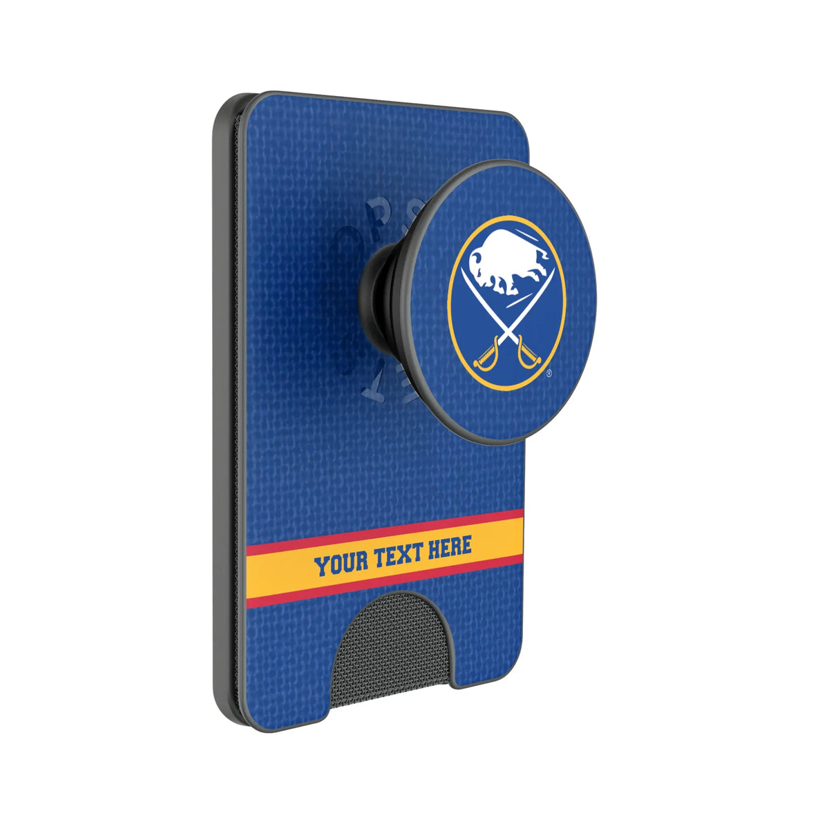 Buffalo Sabres Personalized Endzone Solid Popsockets Wallet Magnetic