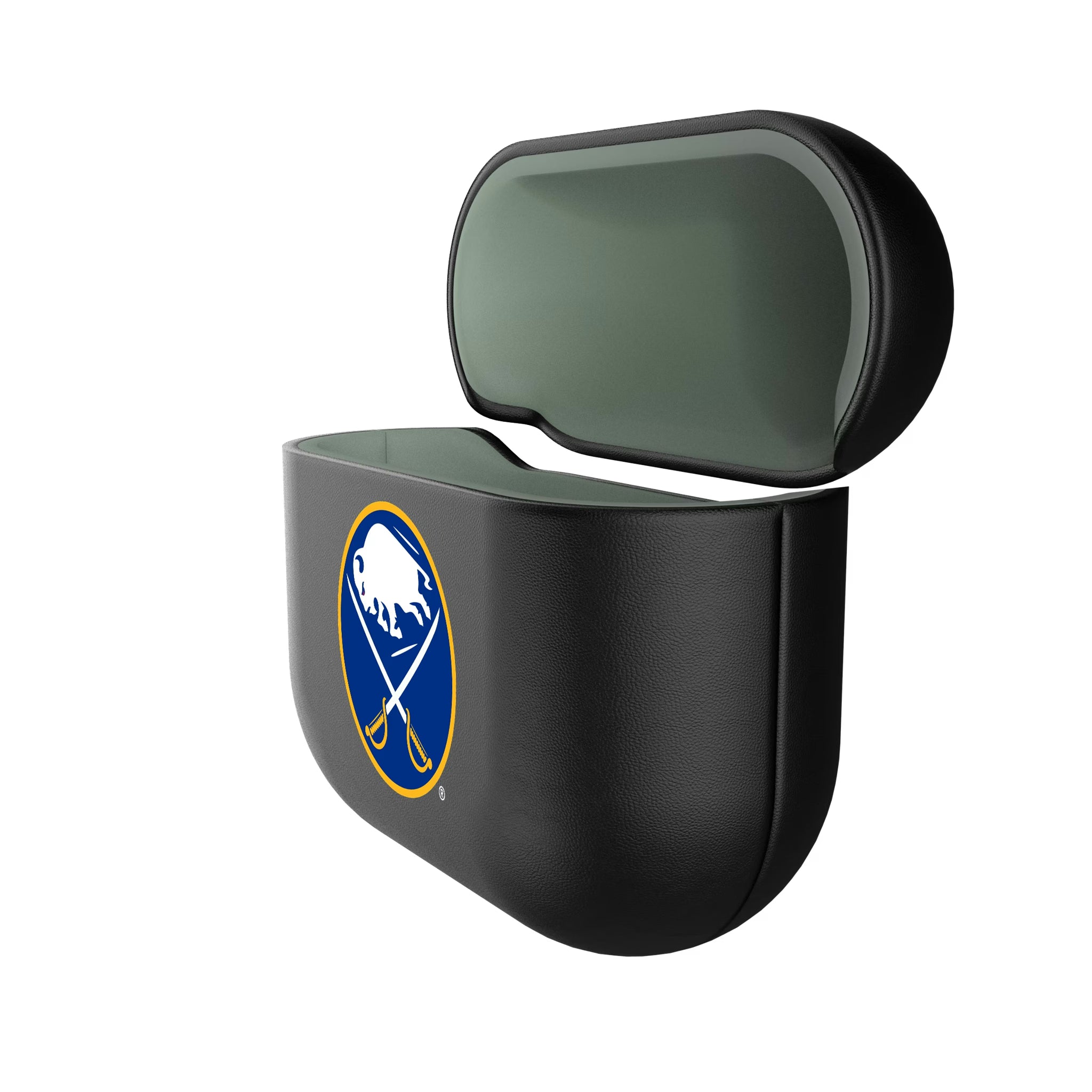 Buffalo Sabres Personalized Insignia AirPods AirPod Case Cover - Isometric View#Device_AirPods 4