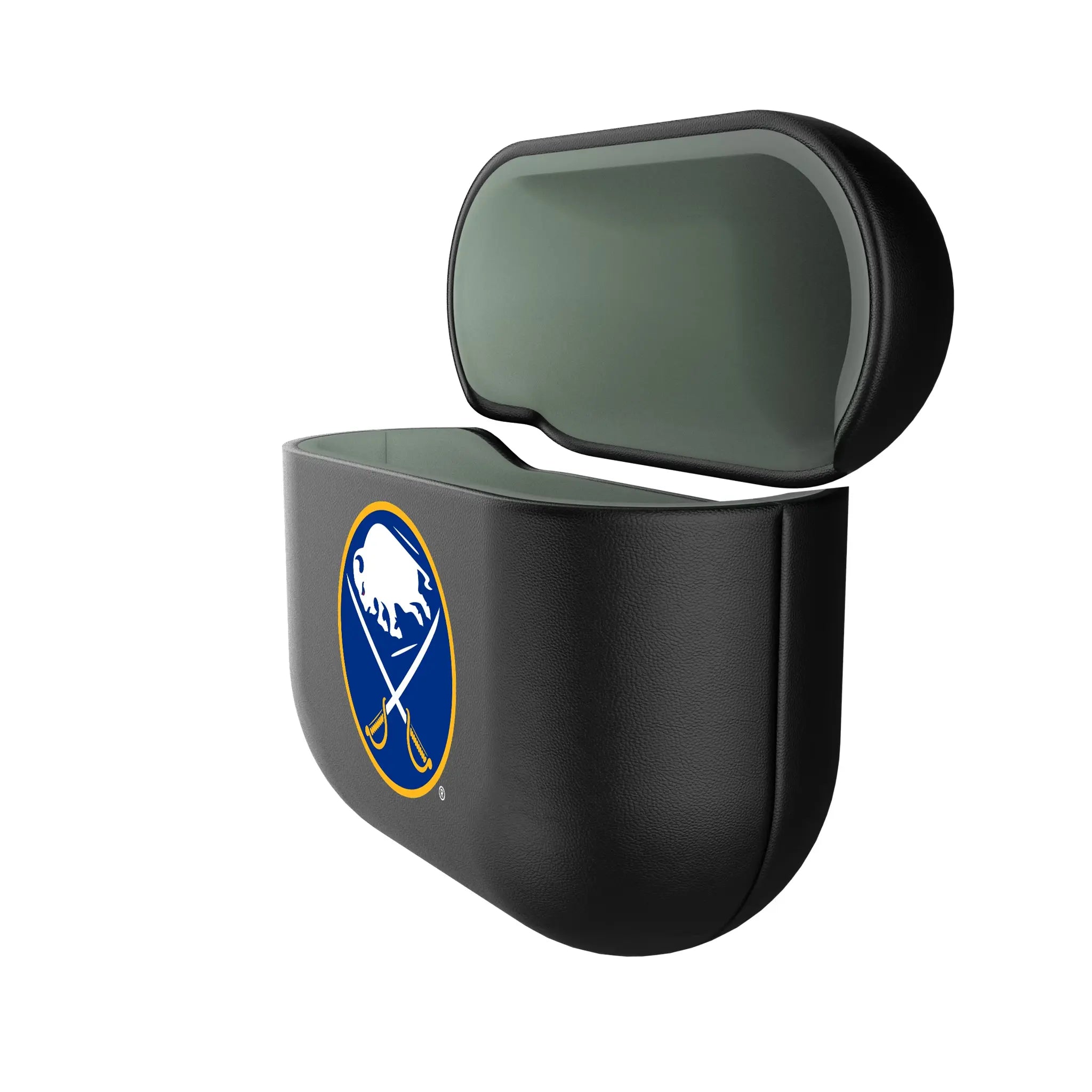 Buffalo Sabres Personalized Insignia AirPods AirPod Case Cover - Isometric View#Device_AirPods 4