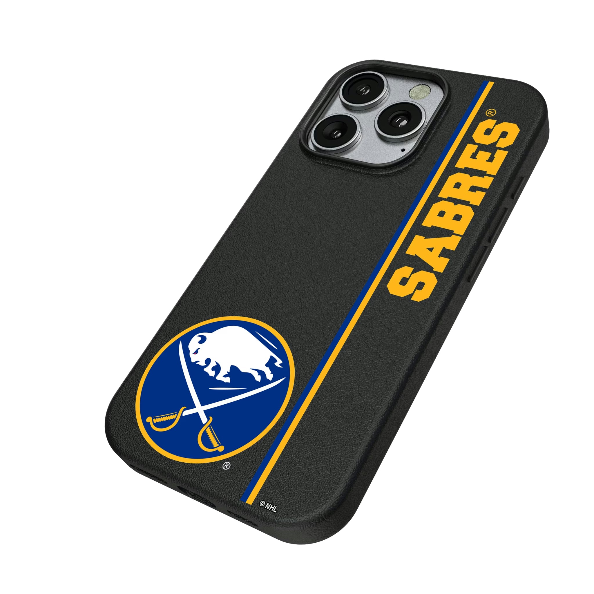 Buffalo Sabres Personalized Sidebard iPhone MagSafe Compatible Phone Case for Apple iPhone - Isometric View