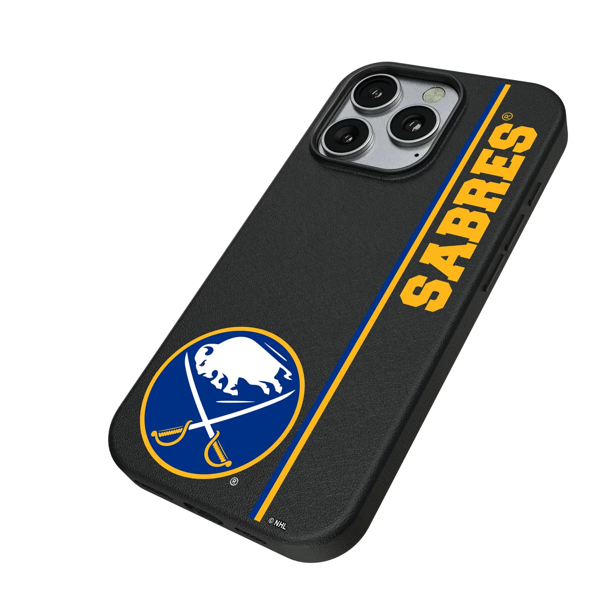 Buffalo Sabres Personalized Sidebard iPhone MagSafe Compatible Phone Case for Apple iPhone - Isometric View