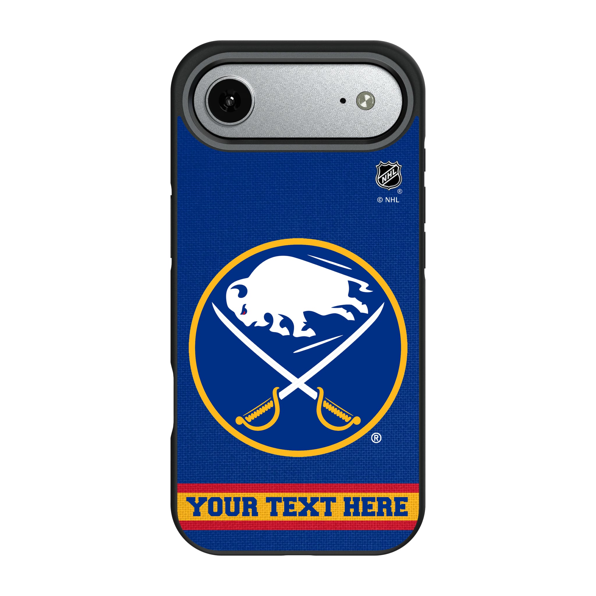 Buffalo Sabres Personalized Stripe iPhone Bump Phone Case for Apple iPhone#Device_iPhone Air