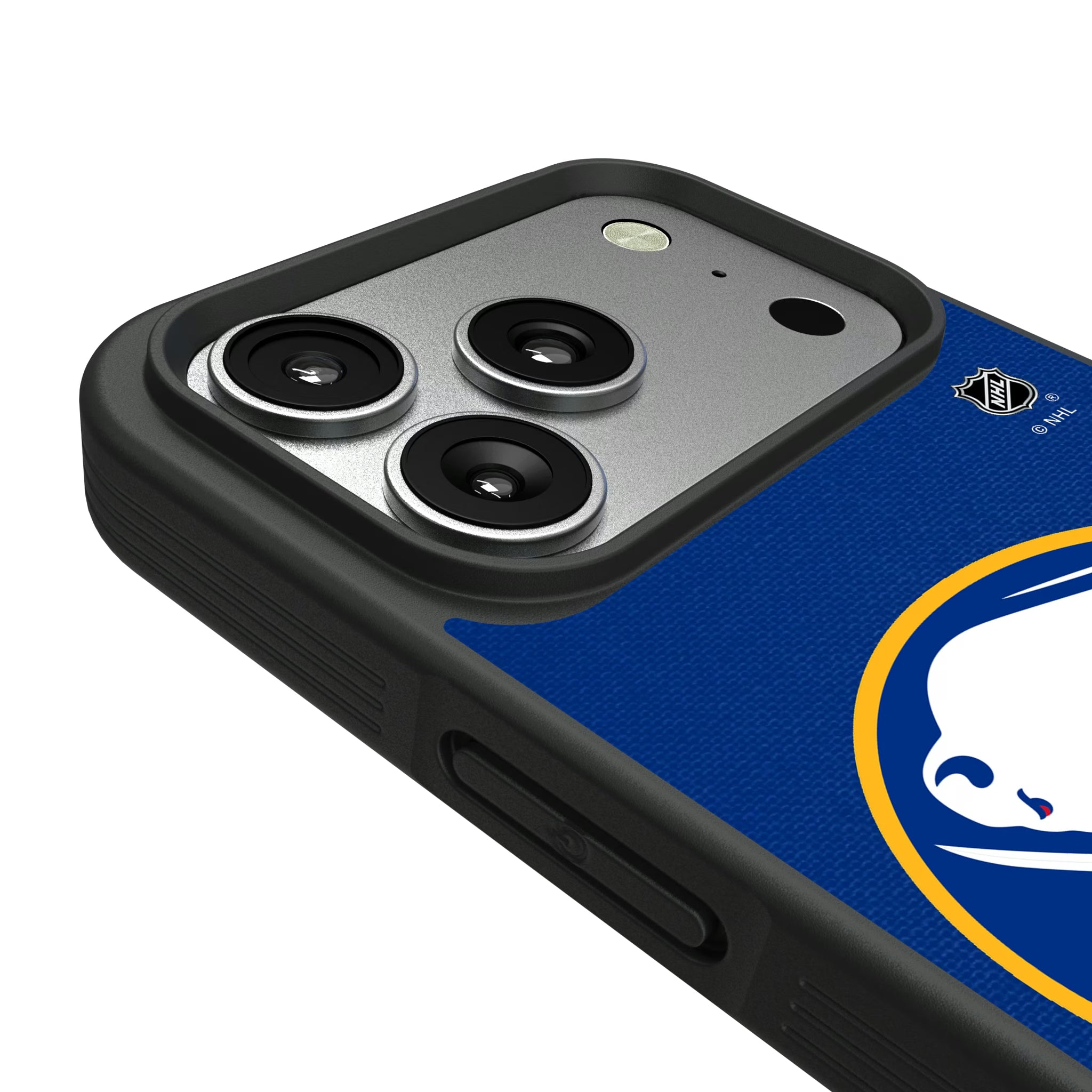 Buffalo Sabres Personalized Stripe iPhone Bump Phone Case for Apple iPhone - Detail#Device_iPhone 17 Pro