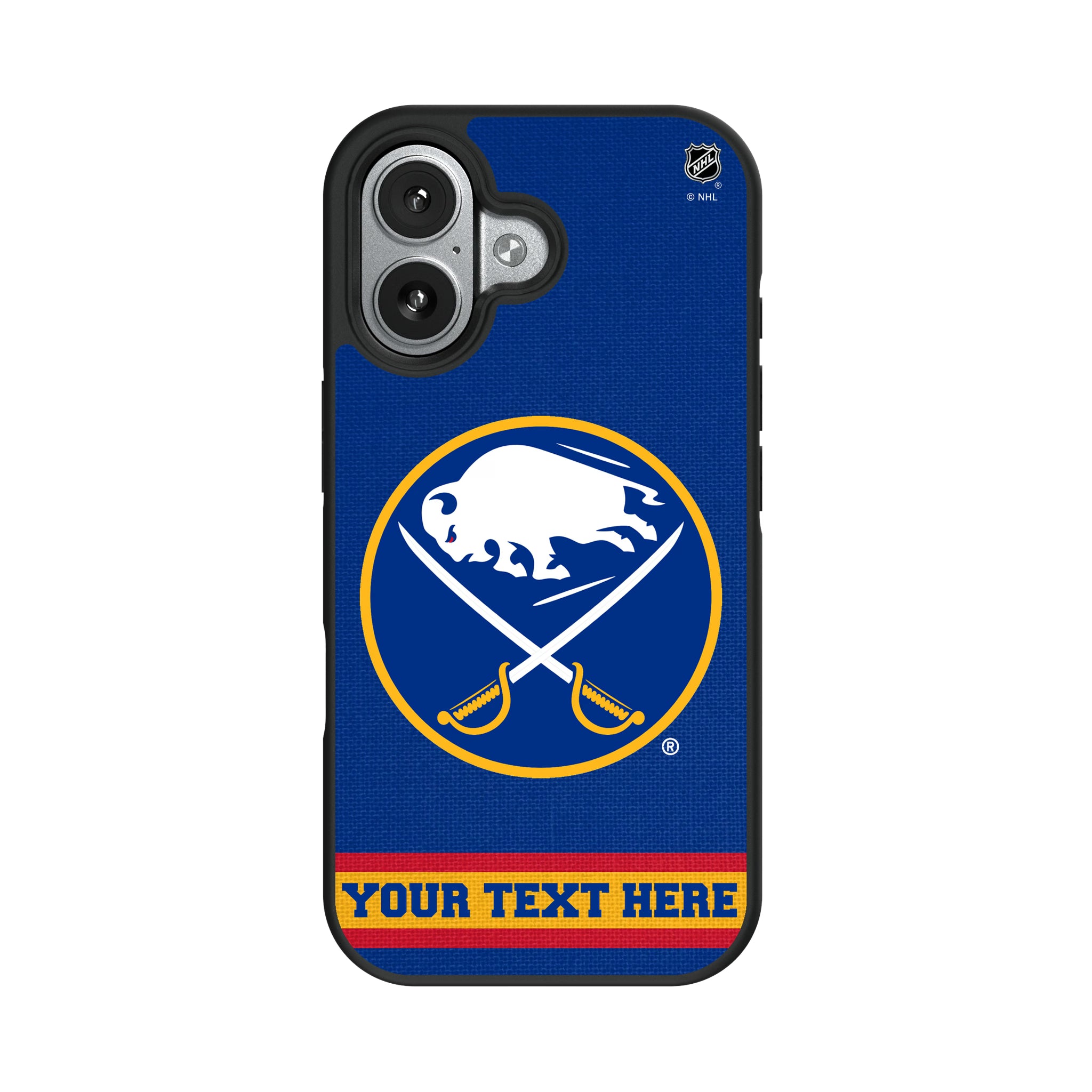 Buffalo Sabres Personalized Stripe iPhone Bump Phone Case for Apple iPhone#Device_iPhone 17