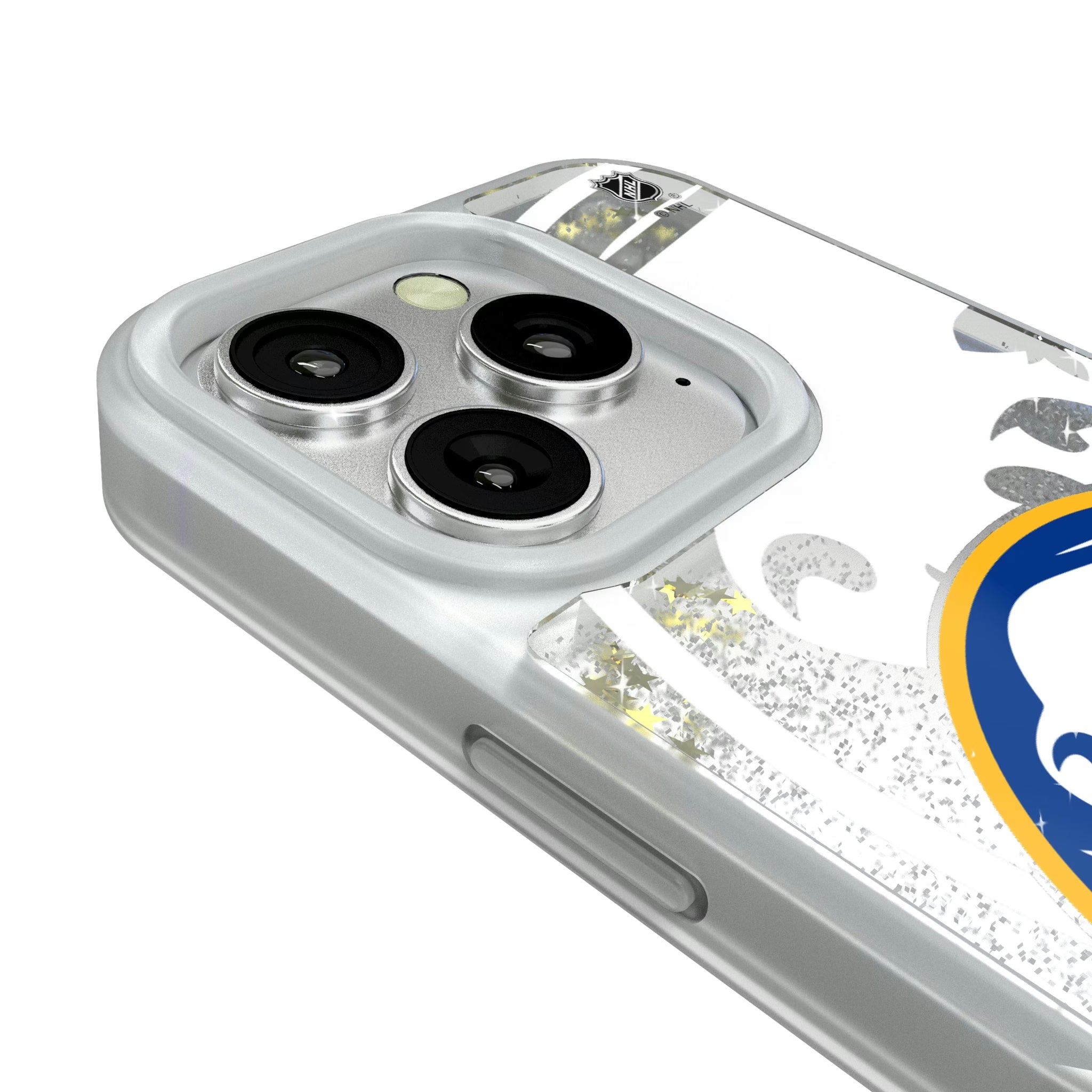 Buffalo Sabres Personalized Tilt iPhone Glitter Phone Case for Apple iPhone - Detail#Device_iPhone 16 Pro