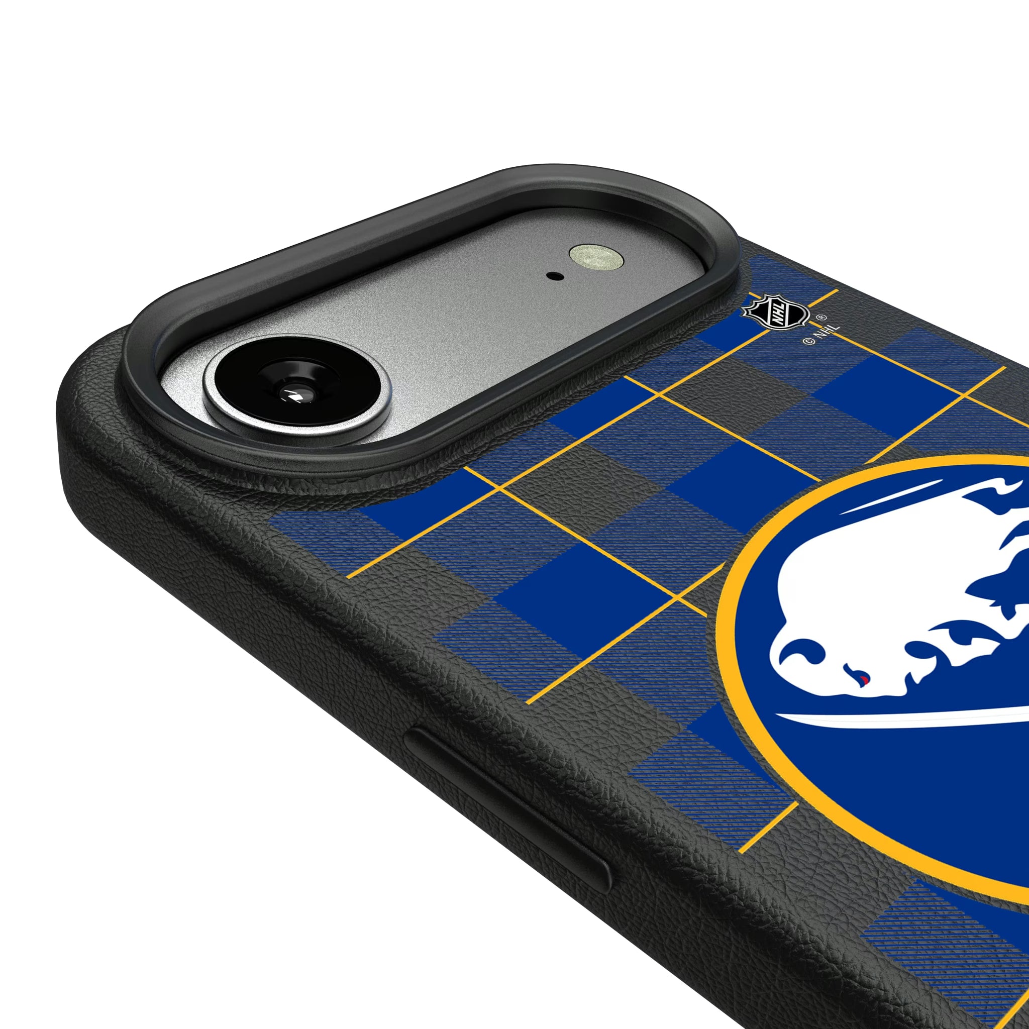Buffalo Sabres Plaid iPhone MagSafe Compatible Phone Case for Apple iPhone - Detail#Device_iPhone Air