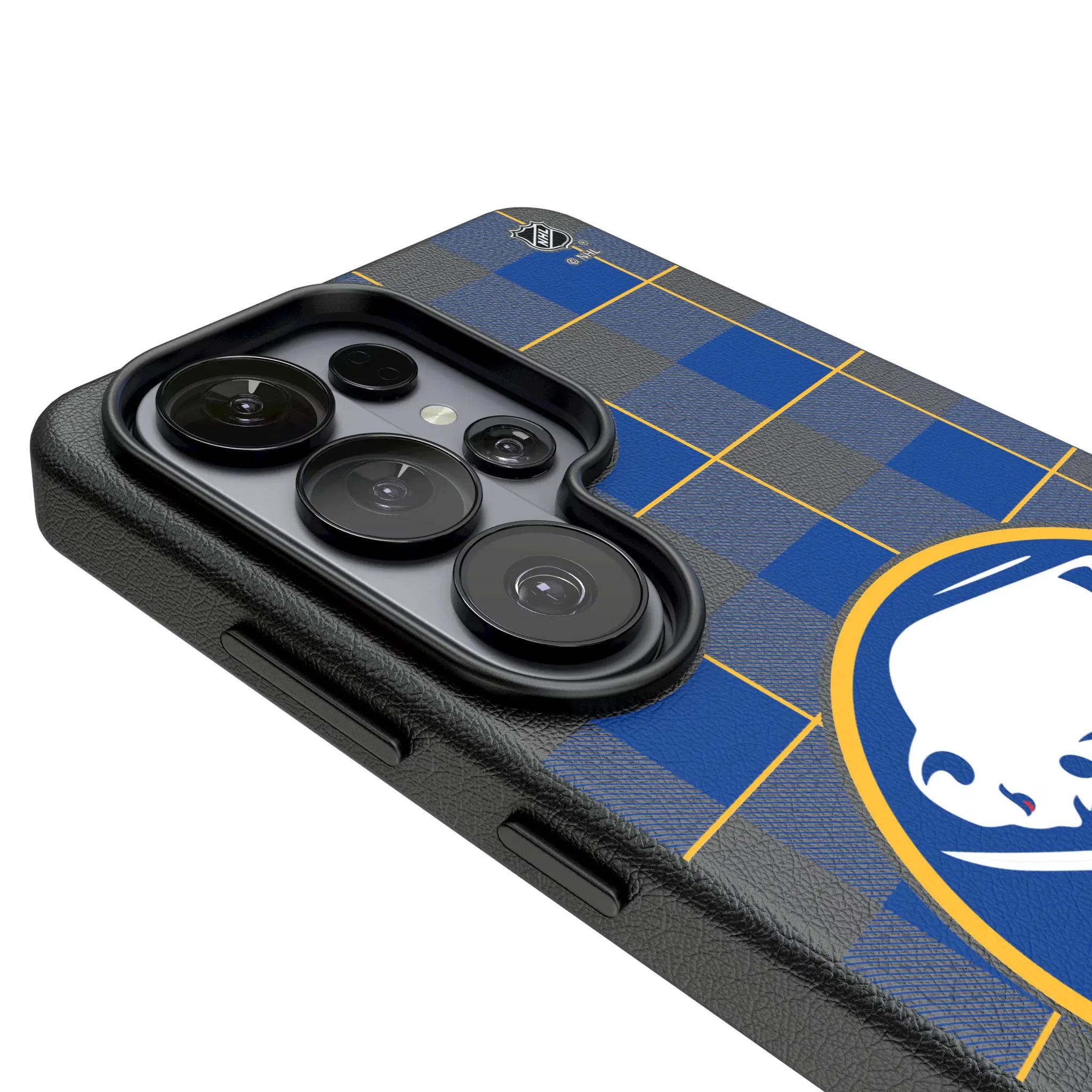 Buffalo Sabres Plaid Galaxy MagSafe Compatible Phone Case for Samsung Galaxy - Detail#Device_Galaxy S26 Ultra