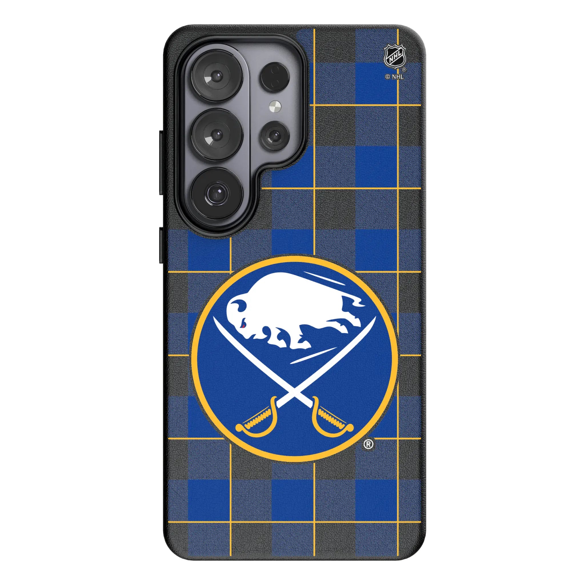 Buffalo Sabres Plaid Galaxy MagSafe Compatible Phone Case for Samsung Galaxy#Device_Galaxy S26 Ultra