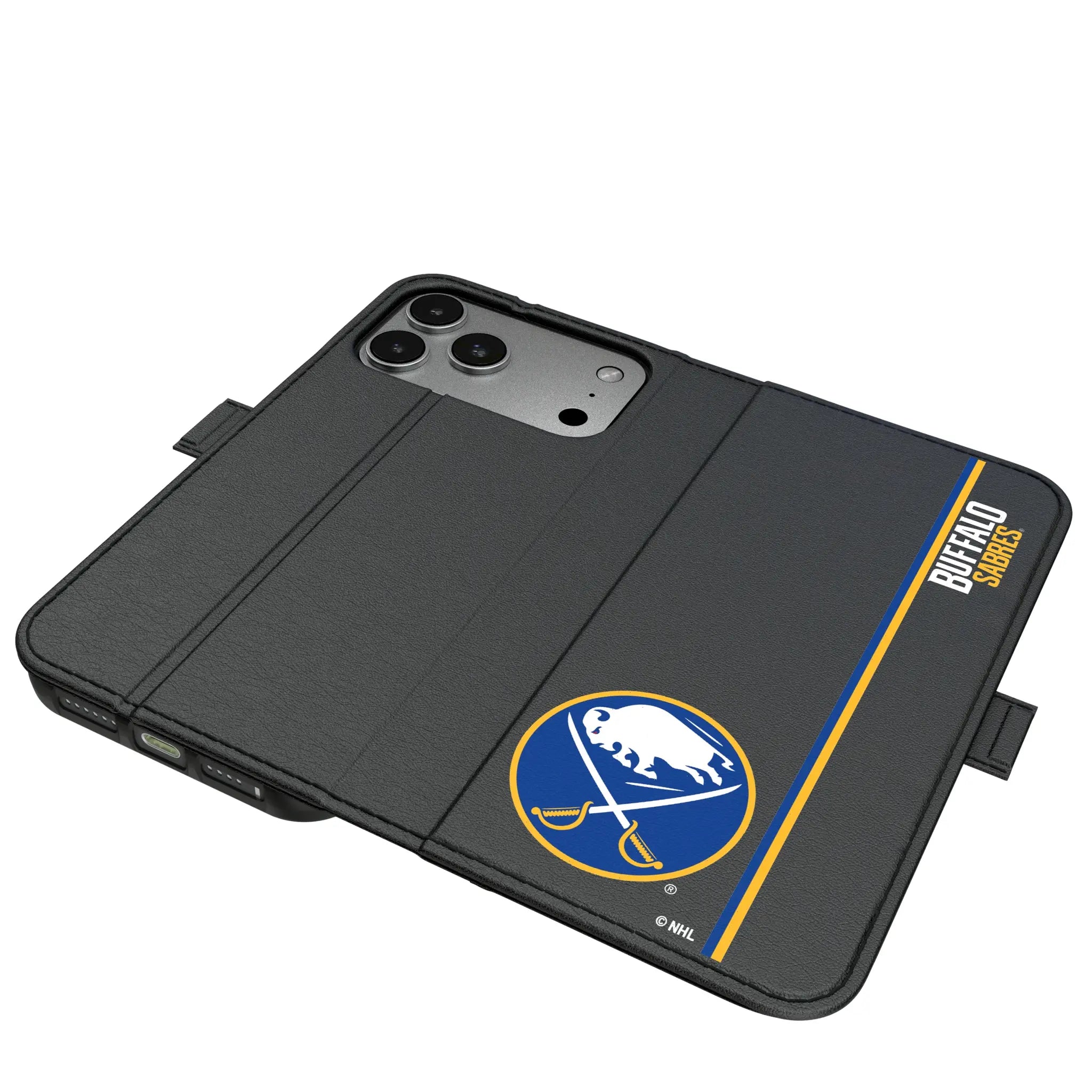 Buffalo Sabres Sidebar iPhone Folio Phone Case for Apple iPhone#Device_iPhone 17 Pro Max