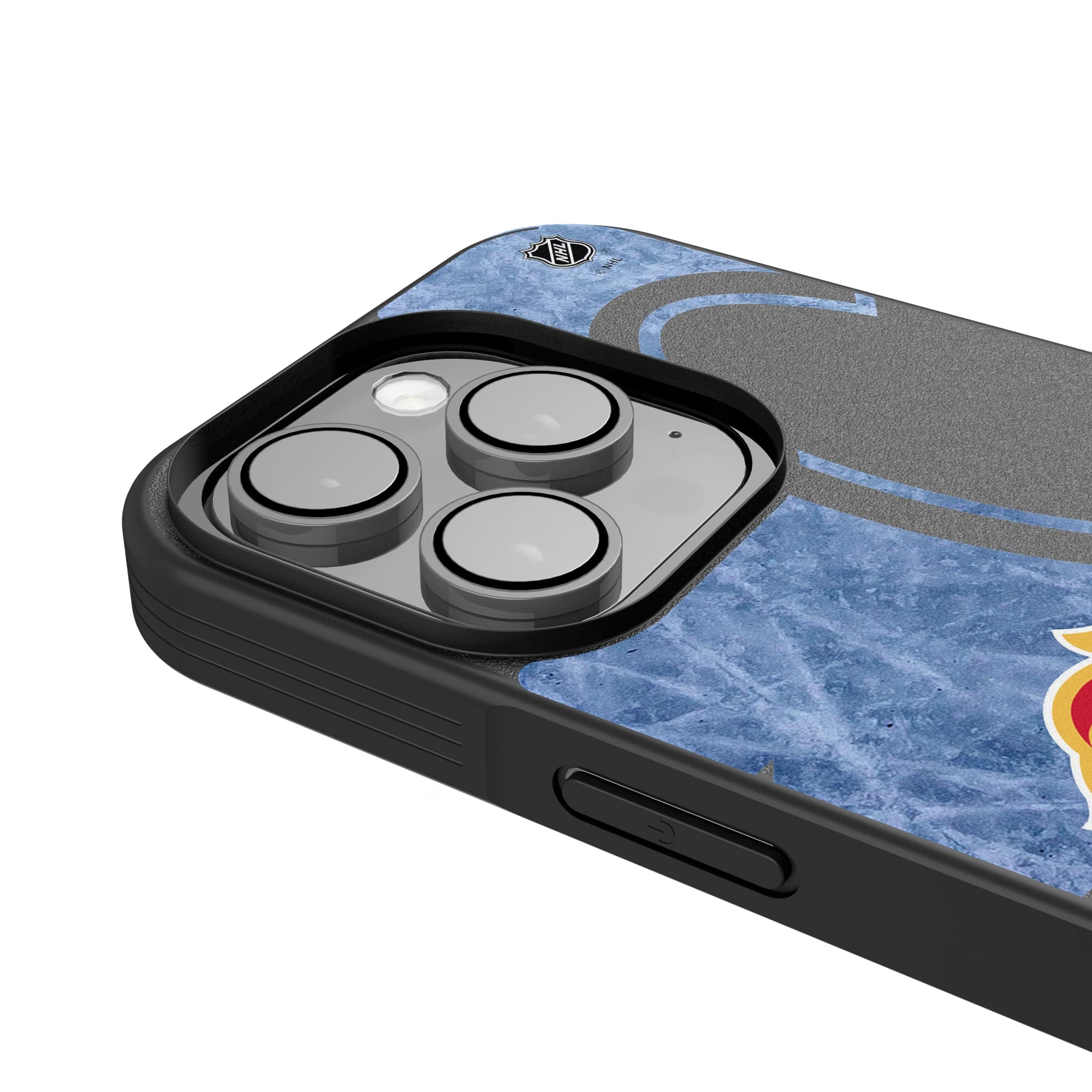 Calgary Flames Ice Tilt iPhone Bump Phone Case for Apple iPhone - Detail
