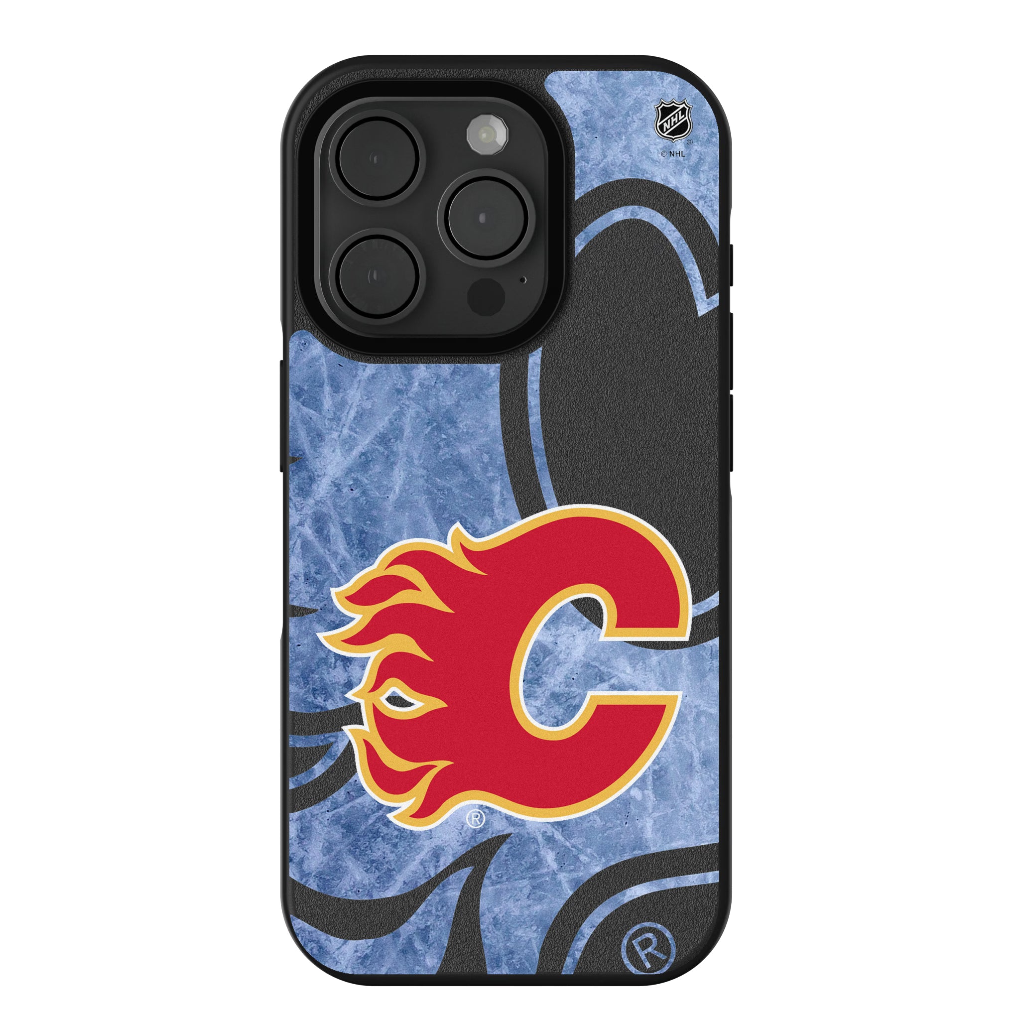 Calgary Flames Ice Tilt iPhone Bump Phone Case for Apple iPhone