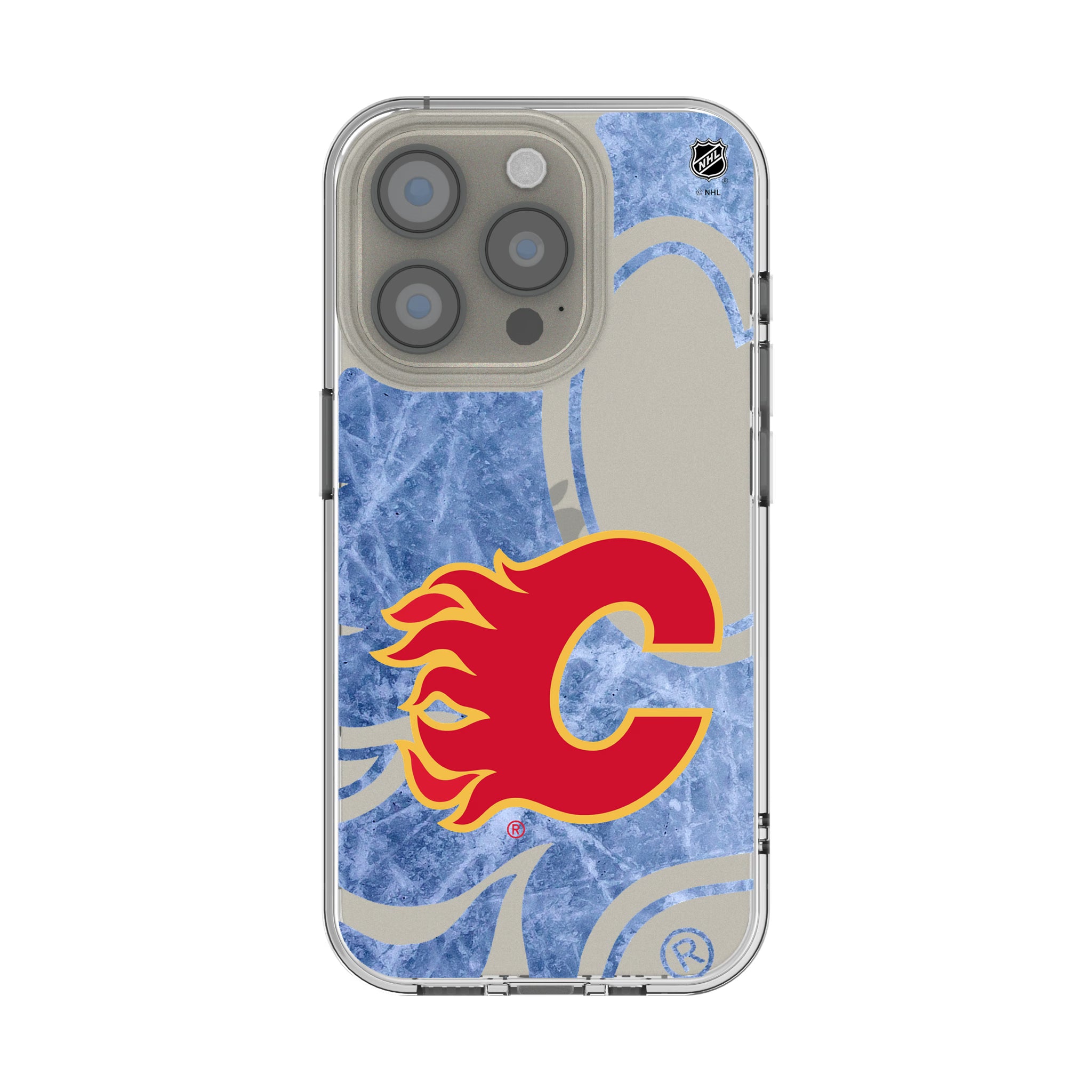 Calgary Flames Ice Tilt iPhone Clear Phone Case for Apple iPhone